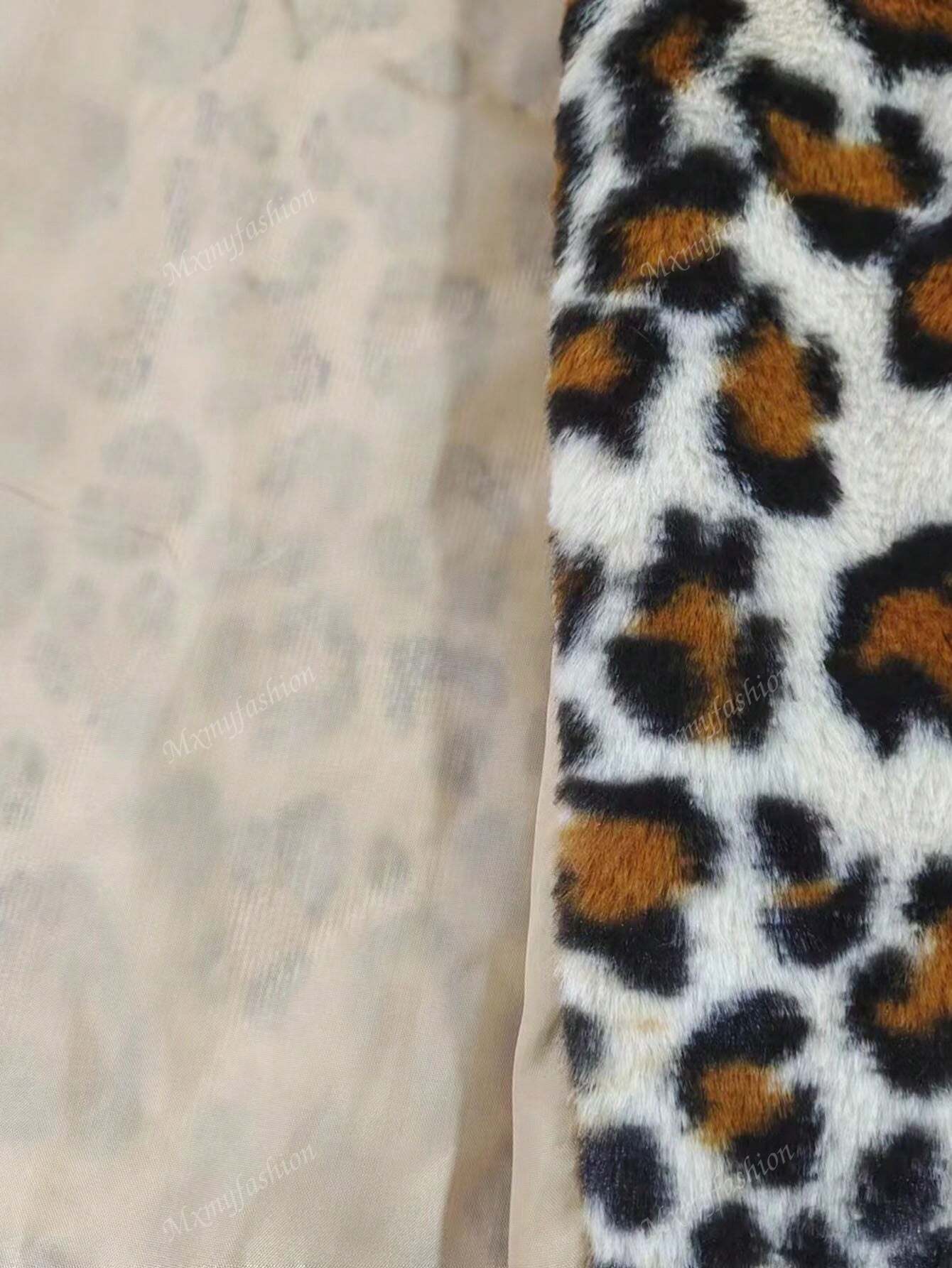 Chic Leopard Print Fuzzy Coat: Ultra-Soft, Stylish Winter Essential