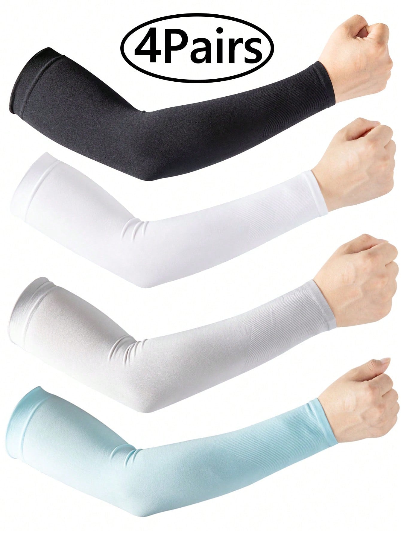 Ultimate Cooling Arm Sleeves: Tattoo Cover-Up & Sun Protection for Active Lifestyles one-size / Black one-size / Blue