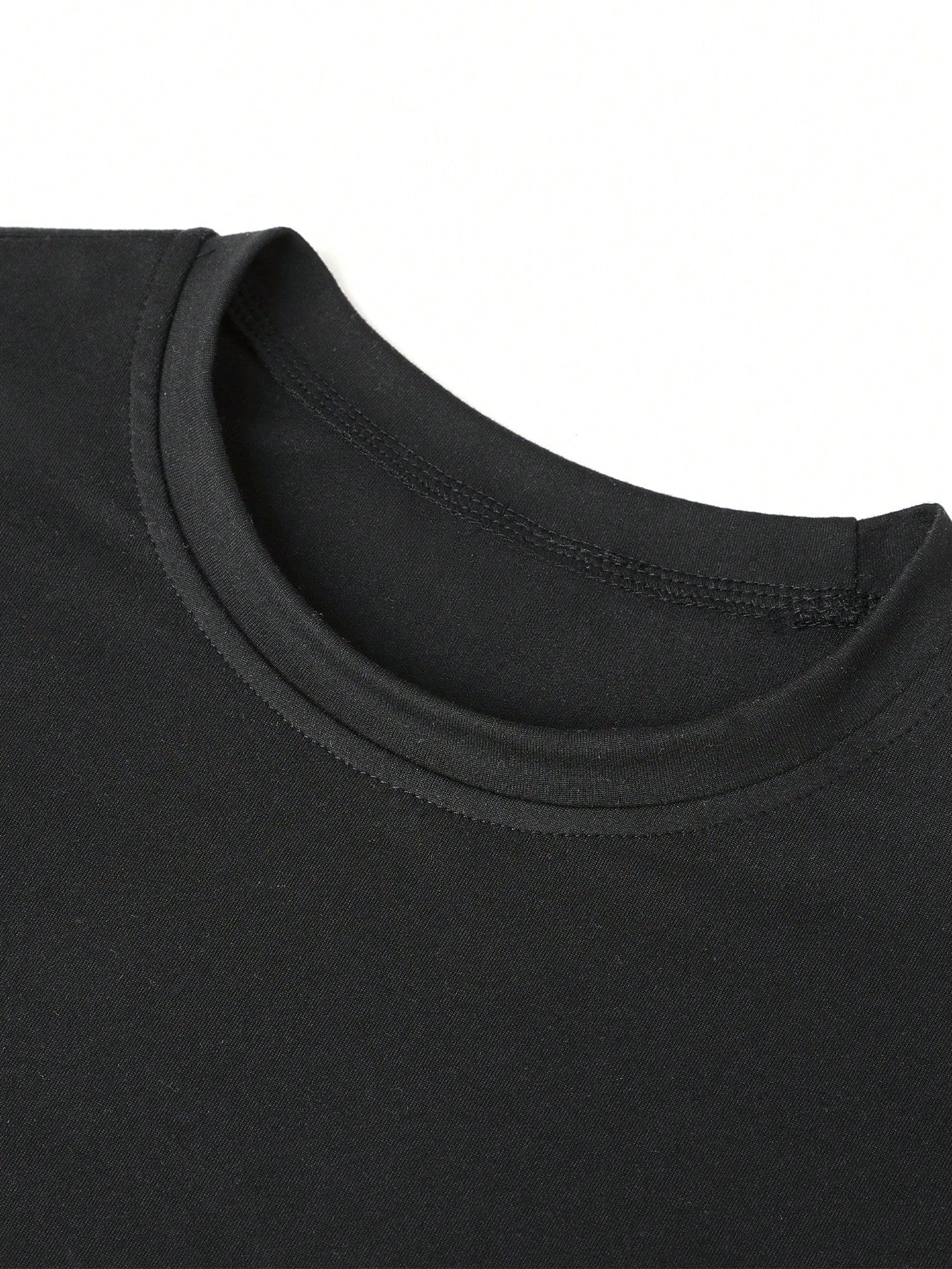 Skeleton Print Crew Neck T-Shirt for Tween Boys Dark Grey / 8Y Dark Grey / 9Y