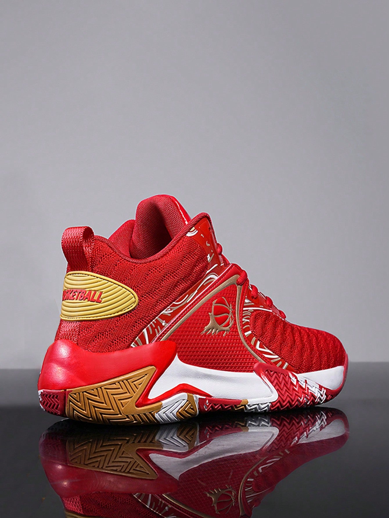 Versatile Men's Basketball Shoes: Breathable, Stylish Design with Durable Rubber Sole