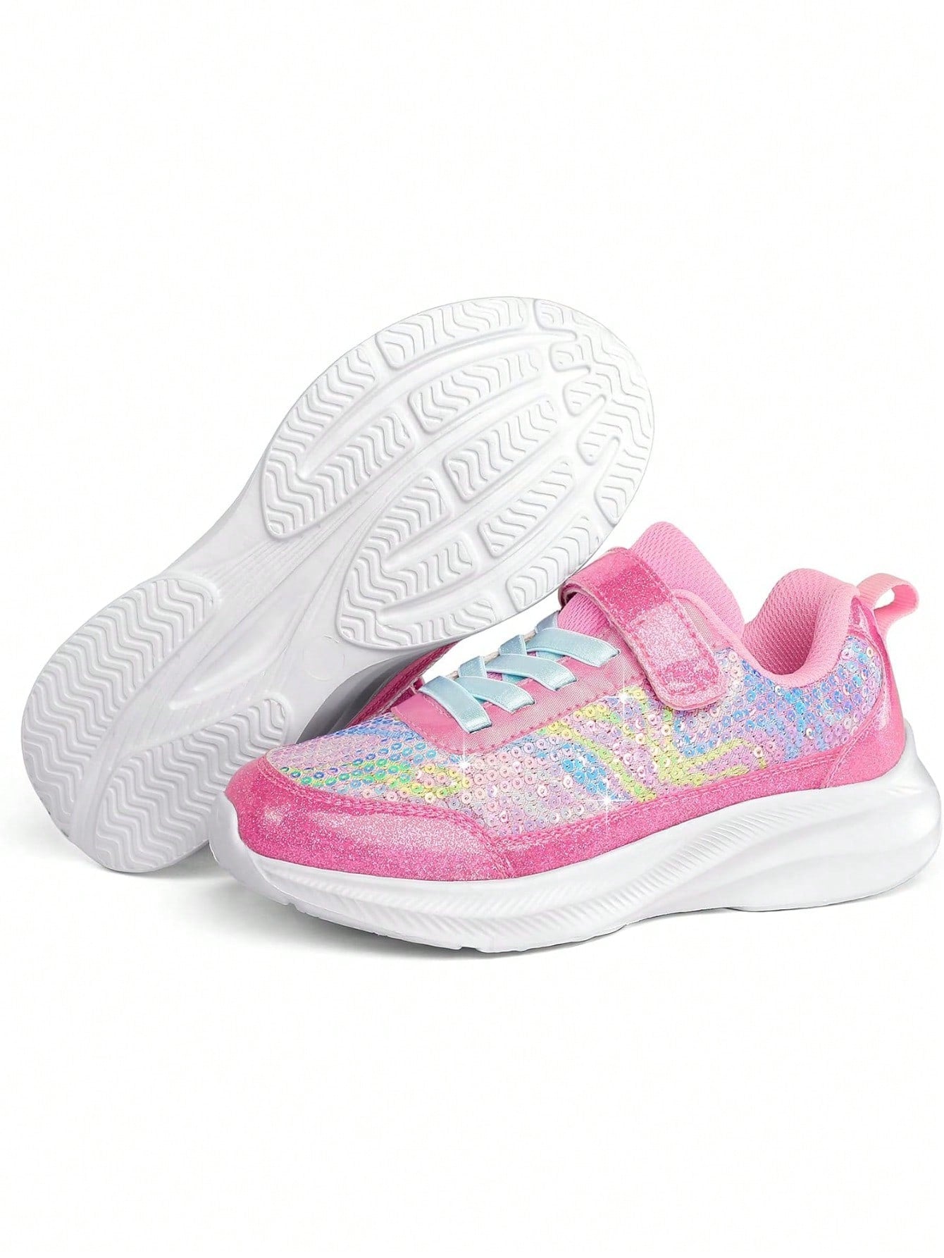 Sparkle & Shine Lightweight Tennis Sneakers for Kids - Fun Sequins Sequins Pink / 4 Big Kid Sequins Pink / 9 Toddler Sequins Pink / 10 Toddler Sequins Pink / 4 Big Kid-Sequins Pink / 9 Toddler-Sequins Pink / 10 Toddler-Sequins Pink / 11 Little Kid-Shiny Sliver / 4 Big Kid-Shiny Sliver / 9 Toddler-Shiny Sliver / 10 Toddler-Shiny Sliver / 11 Little Kid-