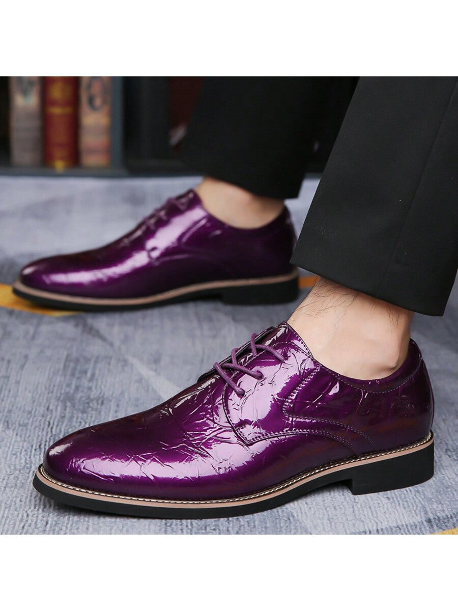 Elegant Pointed Toe Dress Shoes for Men - Perfect Blend of Style & Comfort Gold / CN40 Gold / CN41