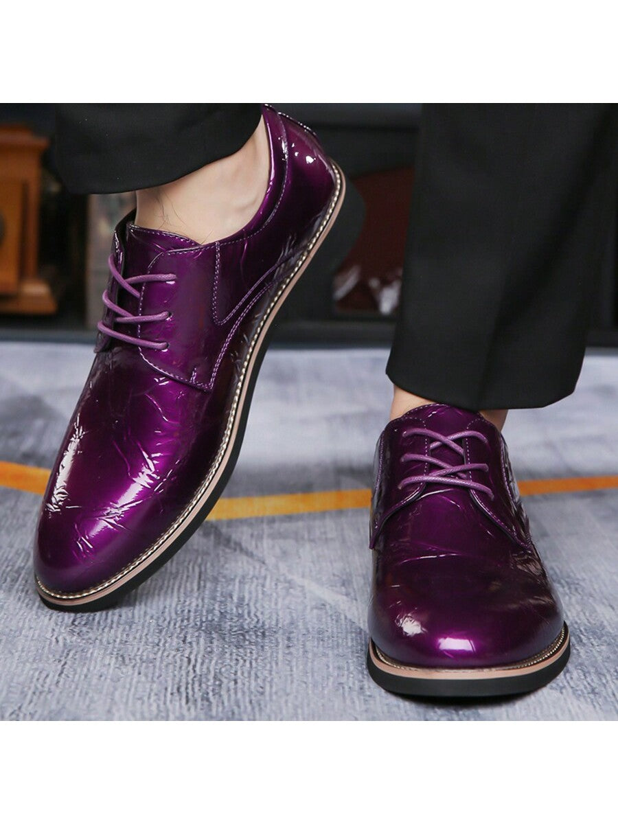 Elegant Pointed Toe Dress Shoes for Men - Perfect Blend of Style & Comfort Gold / CN40 Gold / CN41