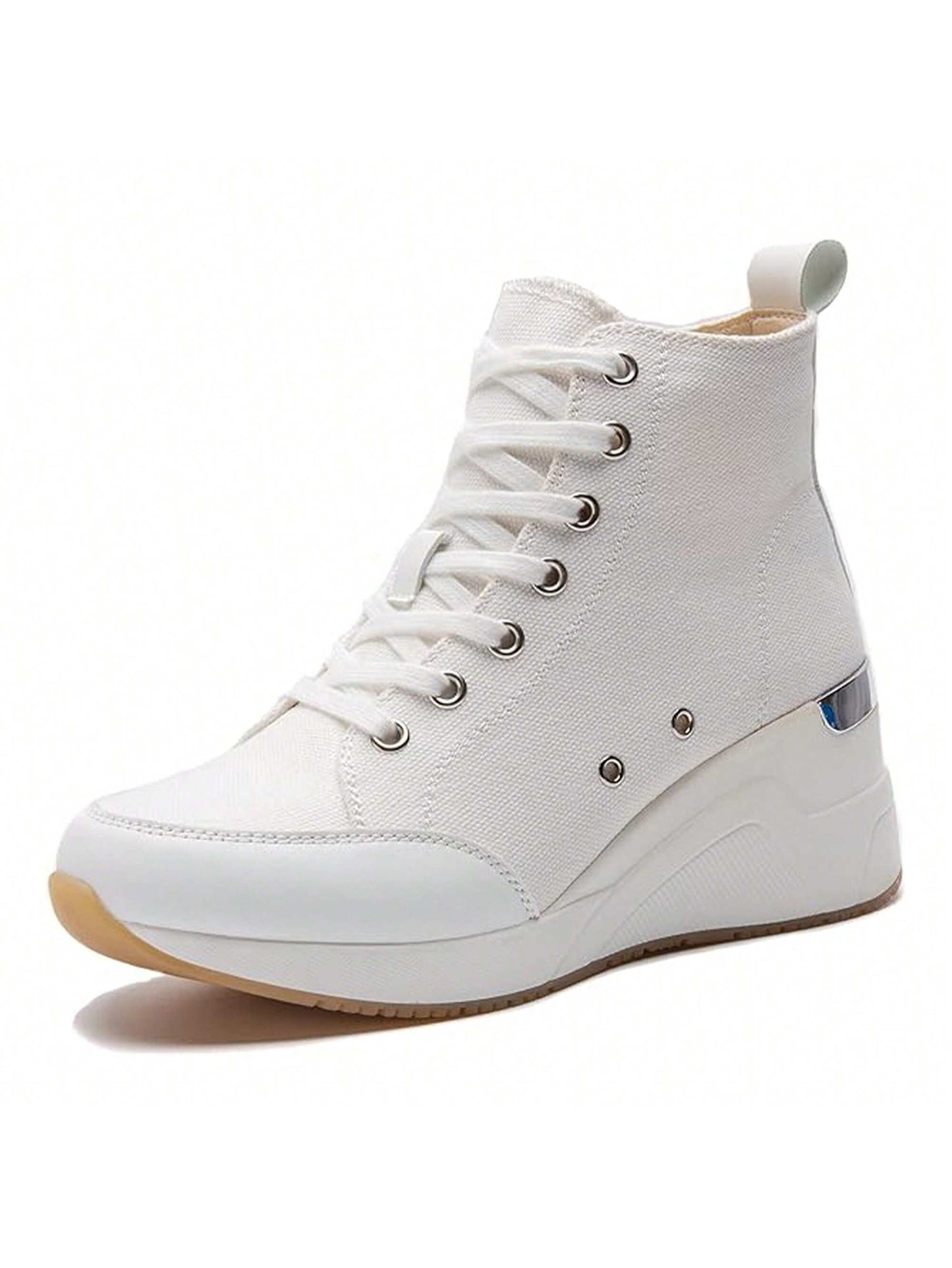 Urban Graffiti High-Top Sneakers for Women - Breathable Canvas with Platform Design