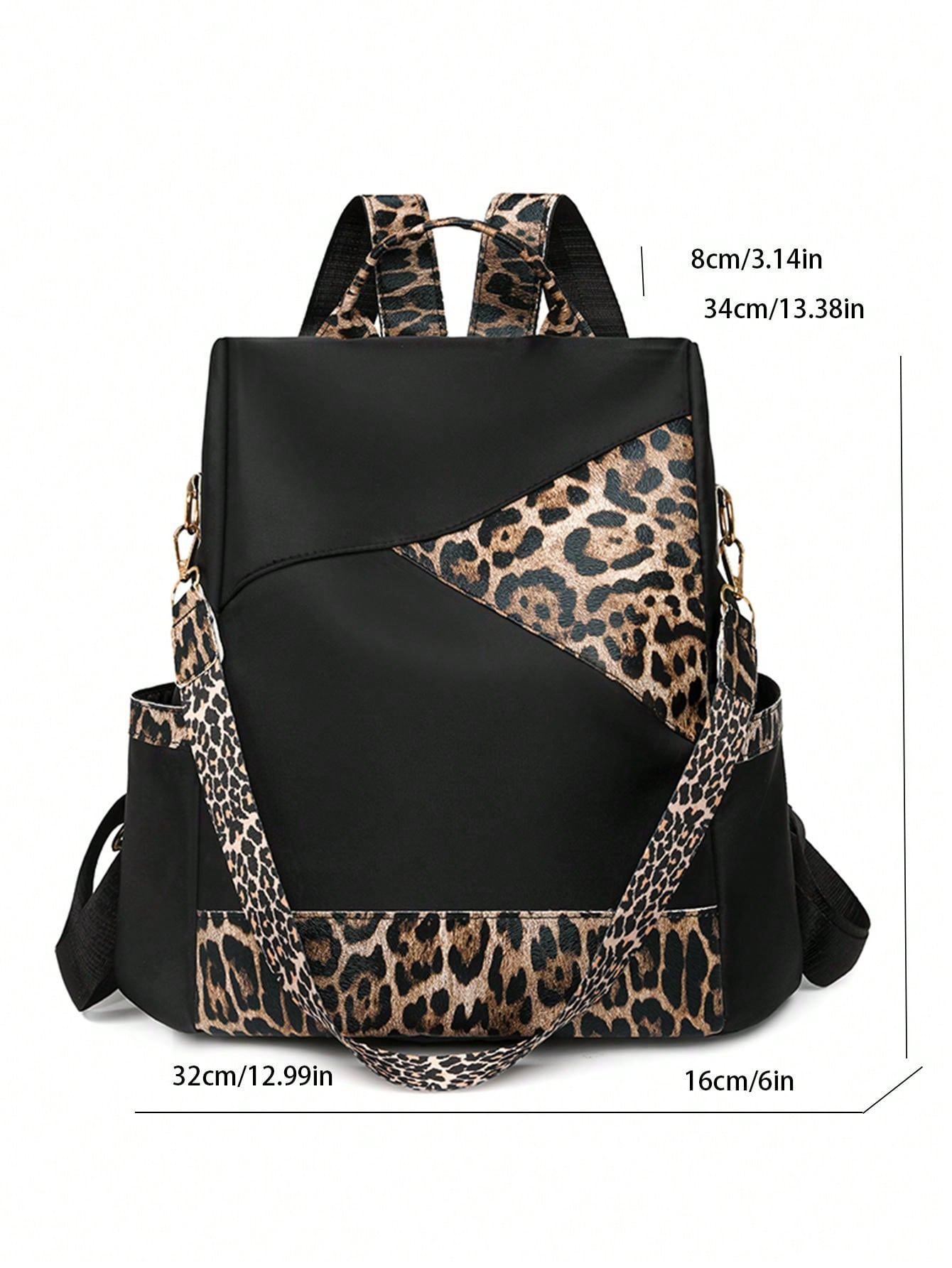 Chic & Secure: Women's Color-Blocking Large Capacity Anti-Theft Travel Backpack Default Title Default Title-