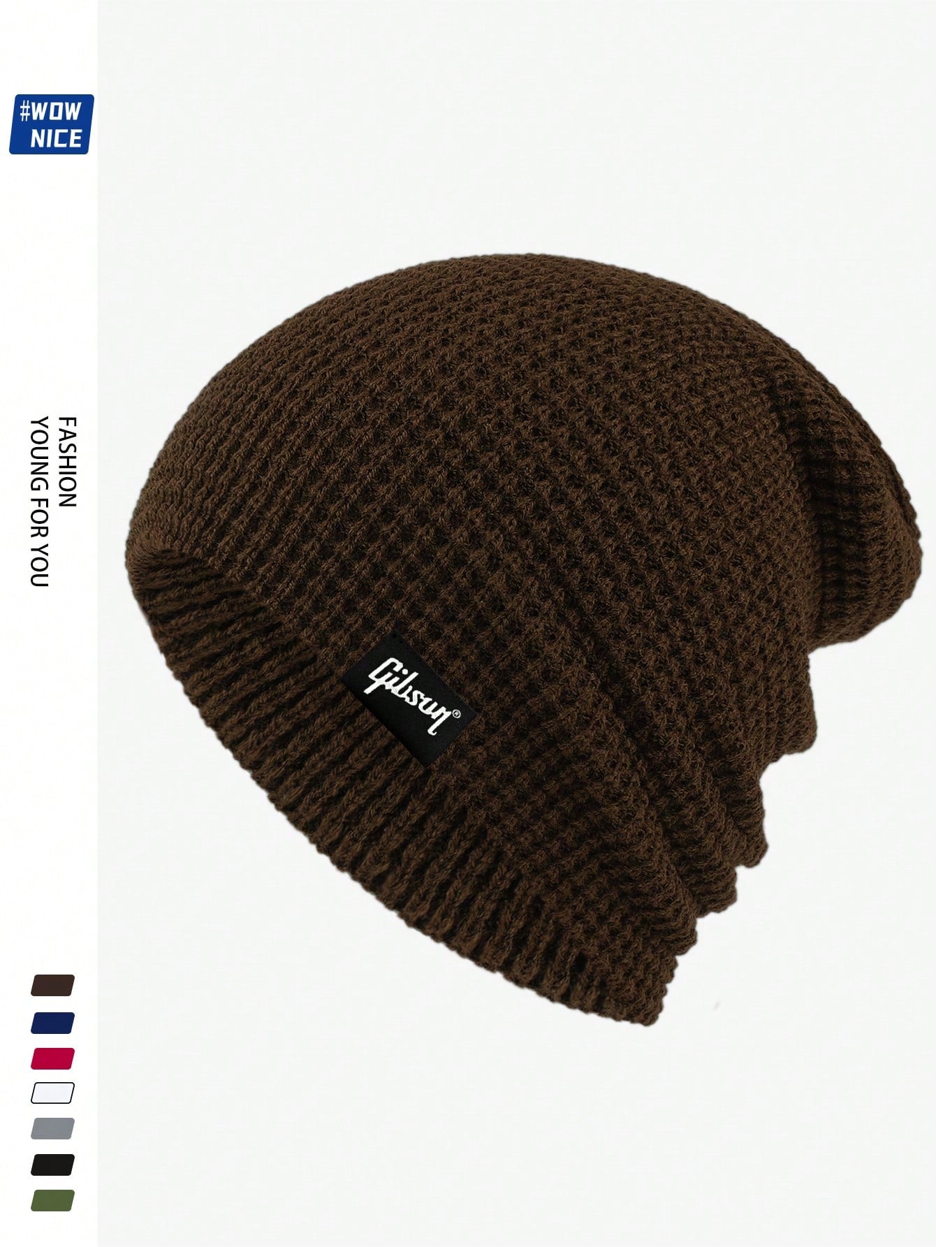 Stylish Music Skull Beanie - Versatile Winter Hat for Casual Adventures and Festivals Black Blue