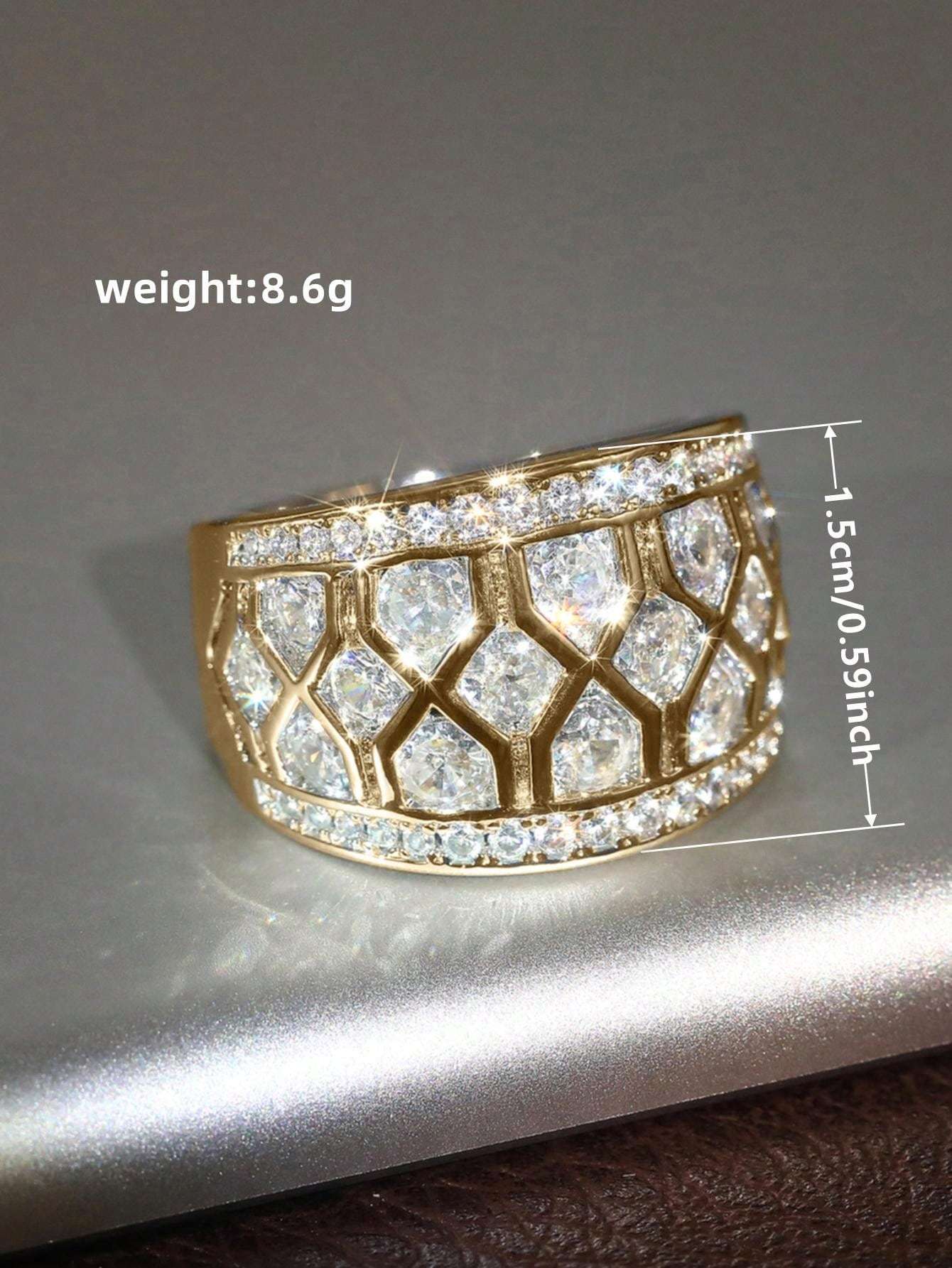 Elegant Cubic Zirconia Ring for Women - Perfect for Weddings & Valentine's Day Gifts 6 / Silver 6 / Rose Gold 6 / Yellow Gold 6 / Silver-6 / Rose Gold-6 / Yellow Gold-7 / Silver-7 / Rose Gold-7 / Yellow Gold-8 / Silver-8 / Rose Gold-8 / Yellow Gold-9 / Silver-9 / Rose Gold-9 / Yellow Gold-10 / Silver-10 / Rose Gold-10 / Yellow Gold-
