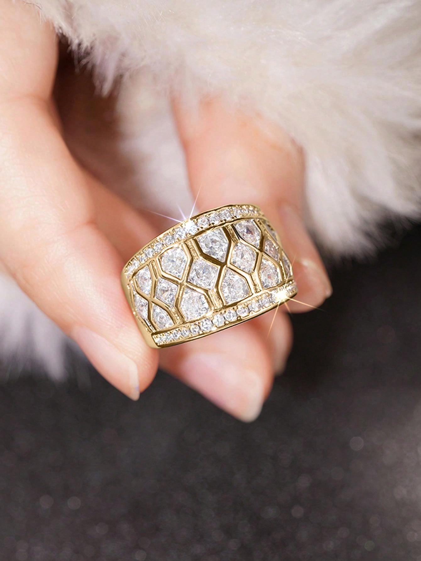 Elegant Cubic Zirconia Ring for Women - Perfect for Weddings & Valentine's Day Gifts 6 / Silver 6 / Rose Gold 6 / Yellow Gold 6 / Silver-6 / Rose Gold-6 / Yellow Gold-7 / Silver-7 / Rose Gold-7 / Yellow Gold-8 / Silver-8 / Rose Gold-8 / Yellow Gold-9 / Silver-9 / Rose Gold-9 / Yellow Gold-10 / Silver-10 / Rose Gold-10 / Yellow Gold-