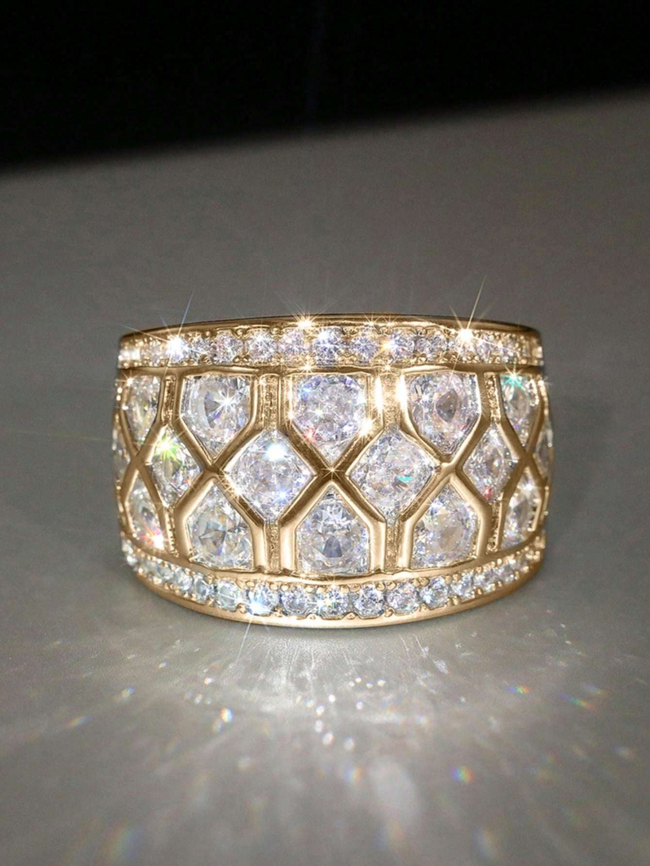 Elegant Cubic Zirconia Ring for Women - Perfect for Weddings & Valentine's Day Gifts 6 / Silver 6 / Rose Gold 6 / Yellow Gold 6 / Silver-6 / Rose Gold-6 / Yellow Gold-7 / Silver-7 / Rose Gold-7 / Yellow Gold-8 / Silver-8 / Rose Gold-8 / Yellow Gold-9 / Silver-9 / Rose Gold-9 / Yellow Gold-10 / Silver-10 / Rose Gold-10 / Yellow Gold-