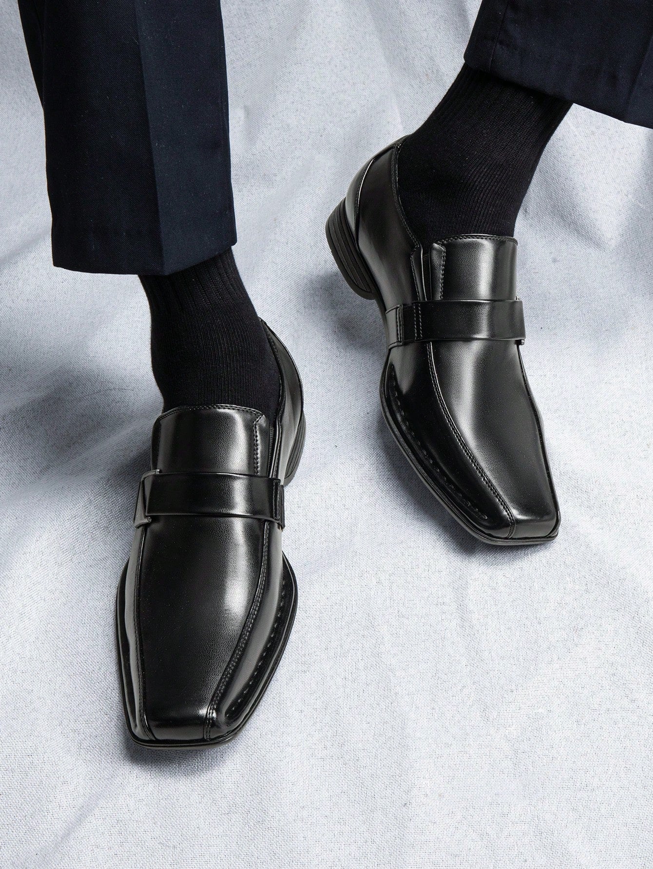 **"Men's Elegant Leather Slip-On Dress Loafers - Comfortable Formal Moccasins"** Brown / US8 Brown / US9 Brown / US9.5 Brown / US8-Brown / US9-Brown / US9.5-Brown / US10-Brown / US10.5-Brown / US11-Brown / US12-Brown / US13-Black / US8-Black / US8.5-Black / US9-Black / US9.5-Black / US10-Black / US10.5-Black / US11-Black / US12-Black / US13-White / US8-White / US8.5-White / US9.5-White / US10.5-White / US11-White / US12-White / US13-