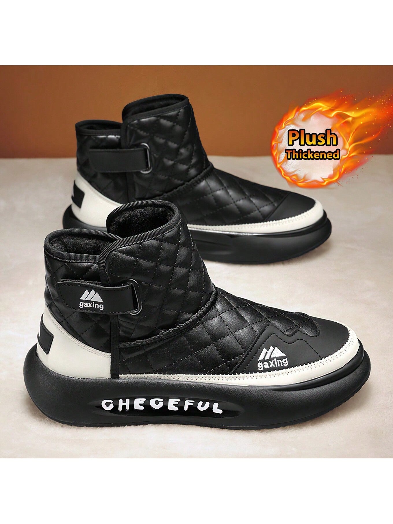2024 Winter Warmth: Men's High-Top Fur-Integrated Snow Boots White / US7 White / US7.5 White / US8.5 White / US7-White / US7.5-White / US8.5-White / US9-White / US10.5-Black Orange / US7-Black Orange / US7.5-Black Orange / US8.5-Black Orange / US9-Black Orange / US10-Black Orange / US10.5-Black and White / US7-Black and White / US7.5-Black and White / US8.5-Black and White / US9-Black and White / US10-Black and White / US10.5-