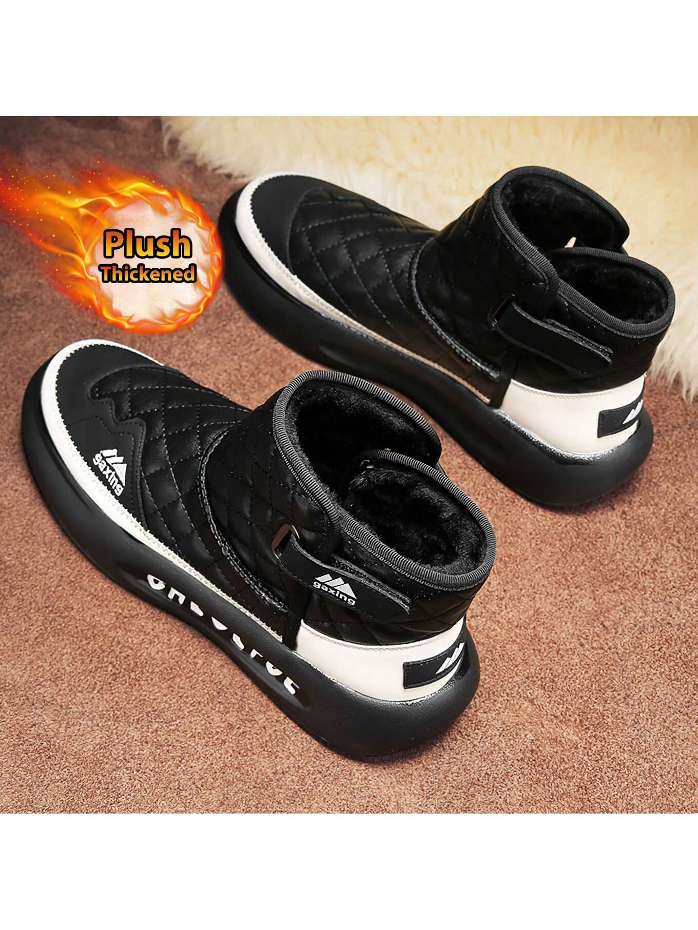 2024 Winter Warmth: Men's High-Top Fur-Integrated Snow Boots White / US7 White / US7.5 White / US8.5 White / US7-White / US7.5-White / US8.5-White / US9-White / US10.5-Black Orange / US7-Black Orange / US7.5-Black Orange / US8.5-Black Orange / US9-Black Orange / US10-Black Orange / US10.5-Black and White / US7-Black and White / US7.5-Black and White / US8.5-Black and White / US9-Black and White / US10-Black and White / US10.5-