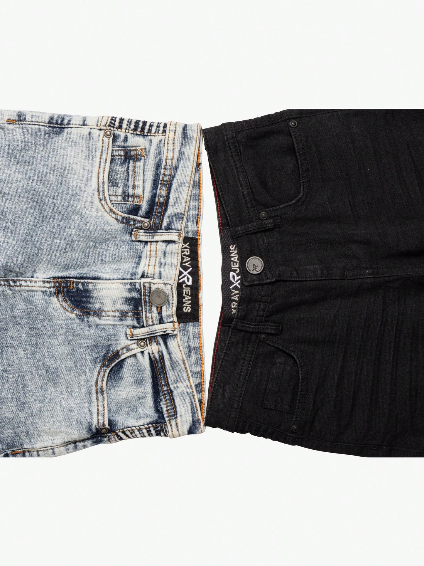 Comfort & Style: Big Boy's Stretch Jeans 2-Pack 14 16