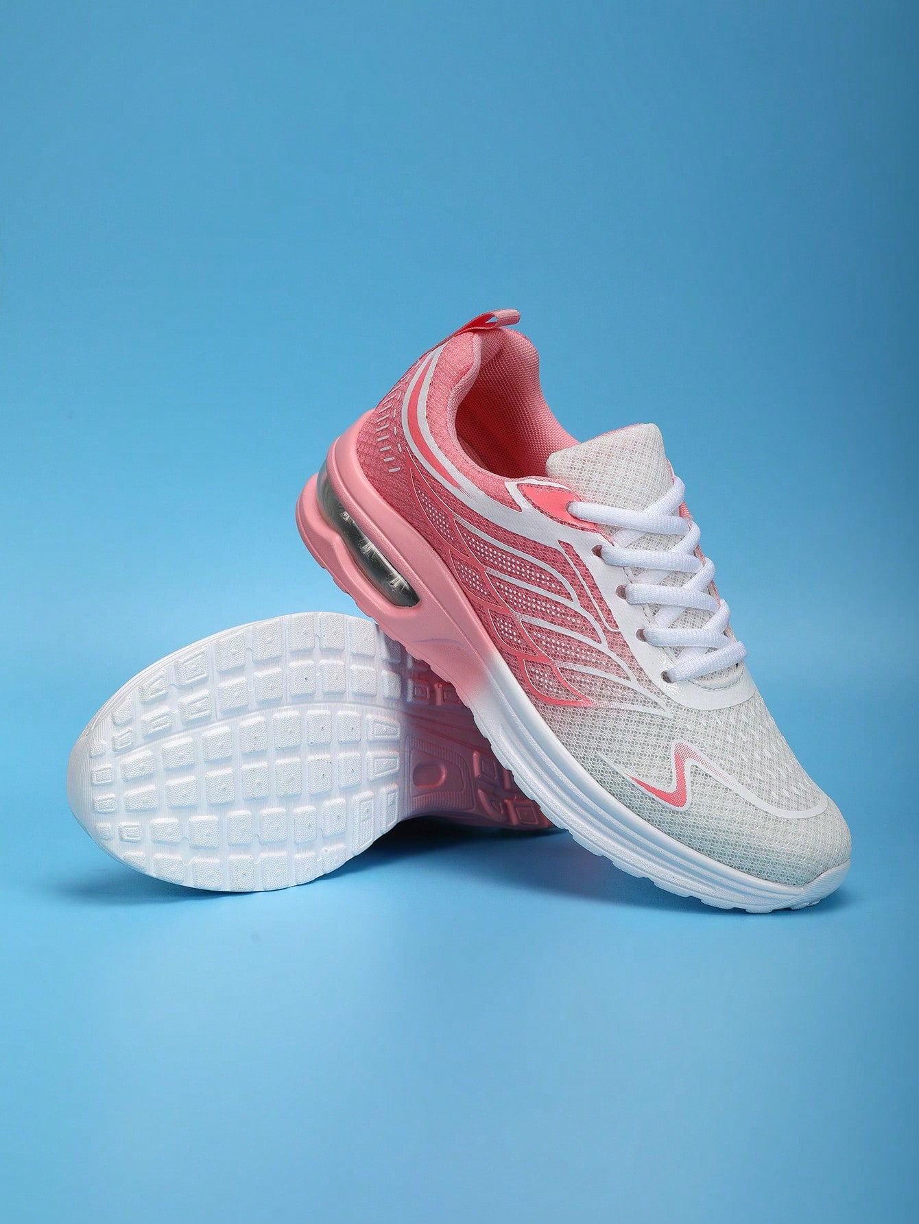 Stylish Colorful Gradient Knit Air Cushion Sneakers for Ultimate Comfort & Performance Green / EUR37 Black / EUR39