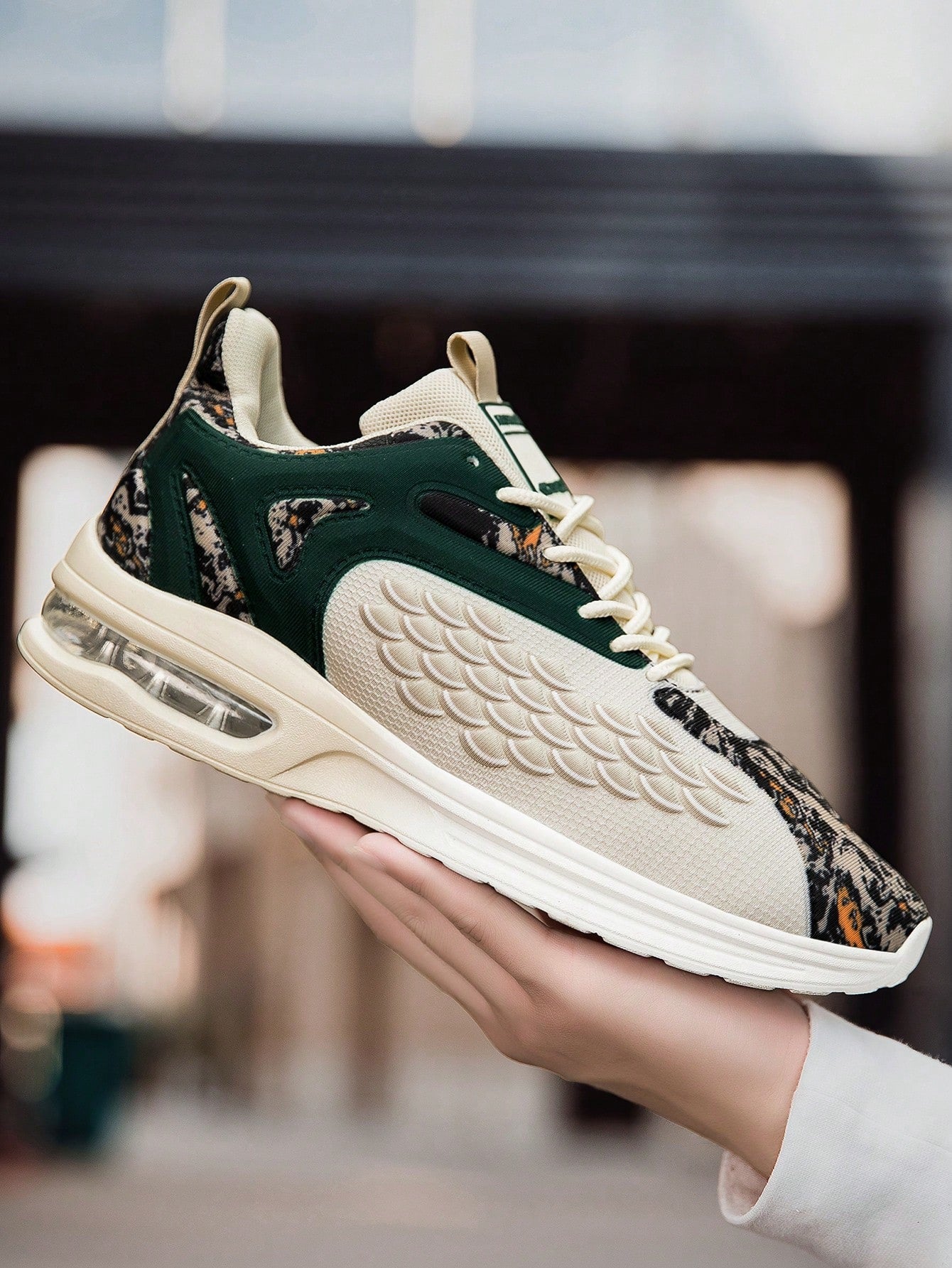 Stylish Colorful Gradient Knit Air Cushion Sneakers for Ultimate Comfort & Performance Green / EUR37 Black / EUR39