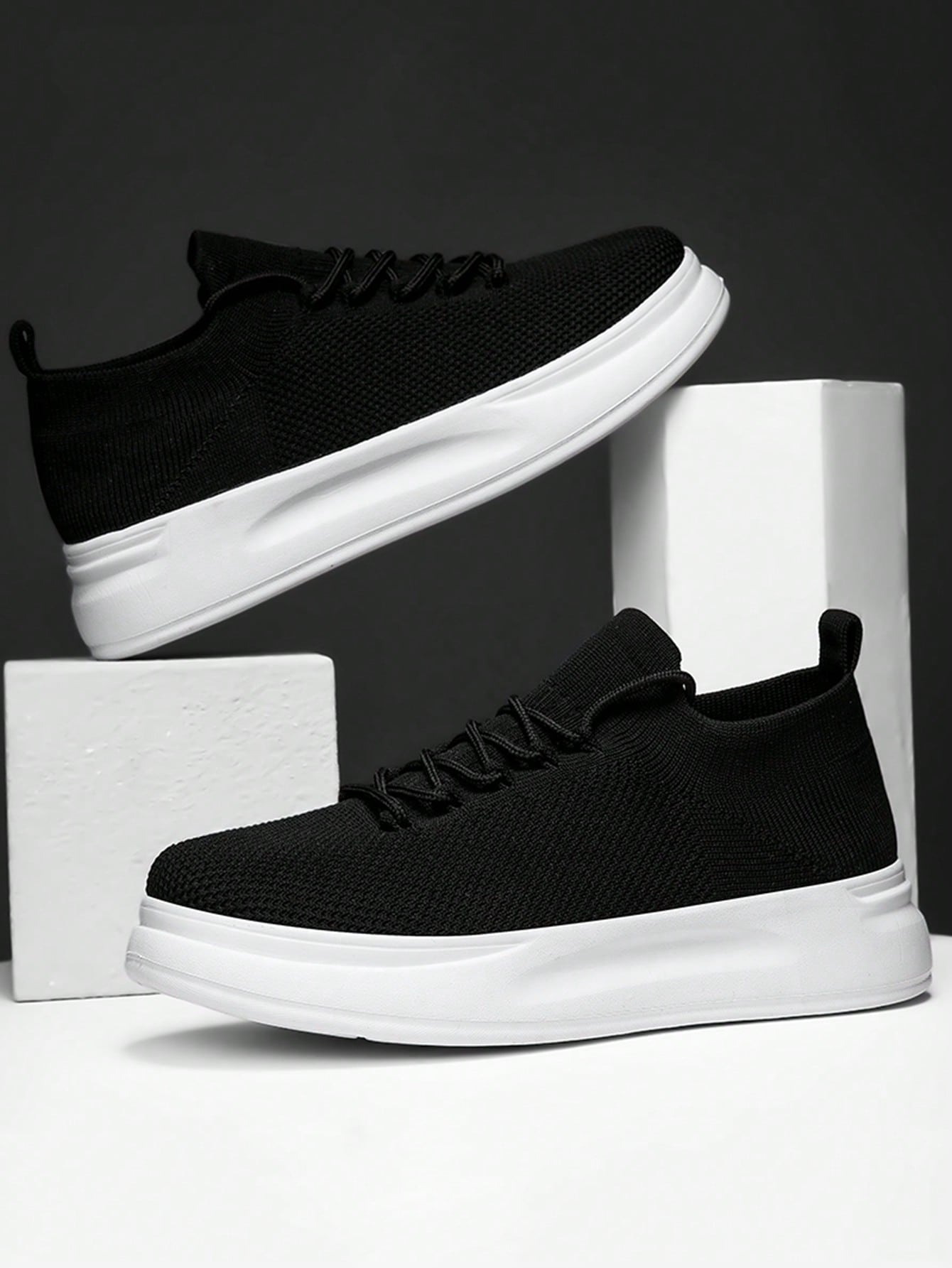 Men's Casual Sneakers: Breathable & Comfortable Skateboarding Shoes for Everyday Wear White / EUR36 White / EUR37