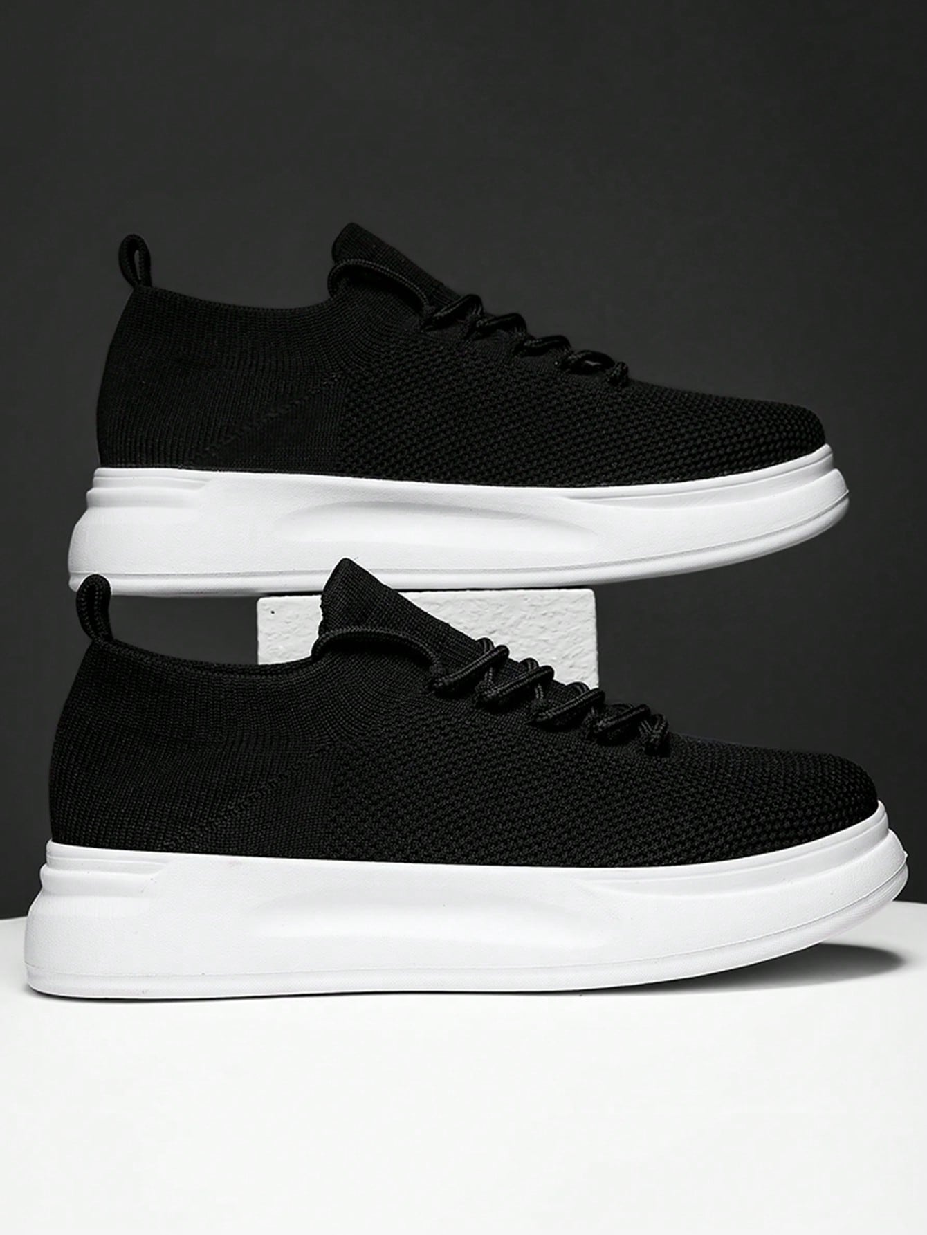 Men's Casual Sneakers: Breathable & Comfortable Skateboarding Shoes for Everyday Wear White / EUR36 White / EUR37