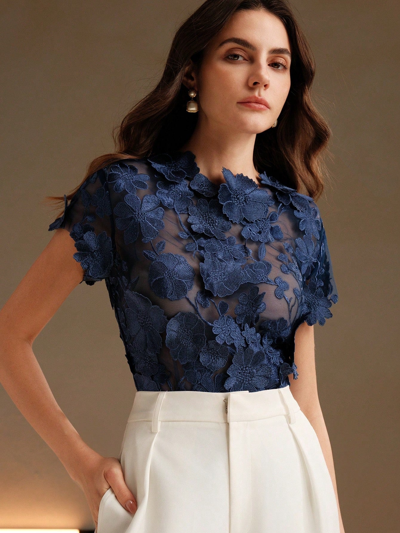 3D Floral Embroidery Multi-Color Blouse for a Romantic Look Black / S Black / M Black / L Black / S-Black / M-Black / L-Black / XL-Dusty Pink / S-Dusty Pink / M-Dusty Pink / L-Dusty Pink / XL-Burgundy / S-Burgundy / M-Burgundy / L-Burgundy / XL-Navy Blue / S-Navy Blue / M-Navy Blue / L-Navy Blue / XL-Rose Red / S-Rose Red / M-Rose Red / L-Rose Red / XL-Baby Pink / S-Baby Pink / M-Baby Pink / L-Baby Pink / XL-