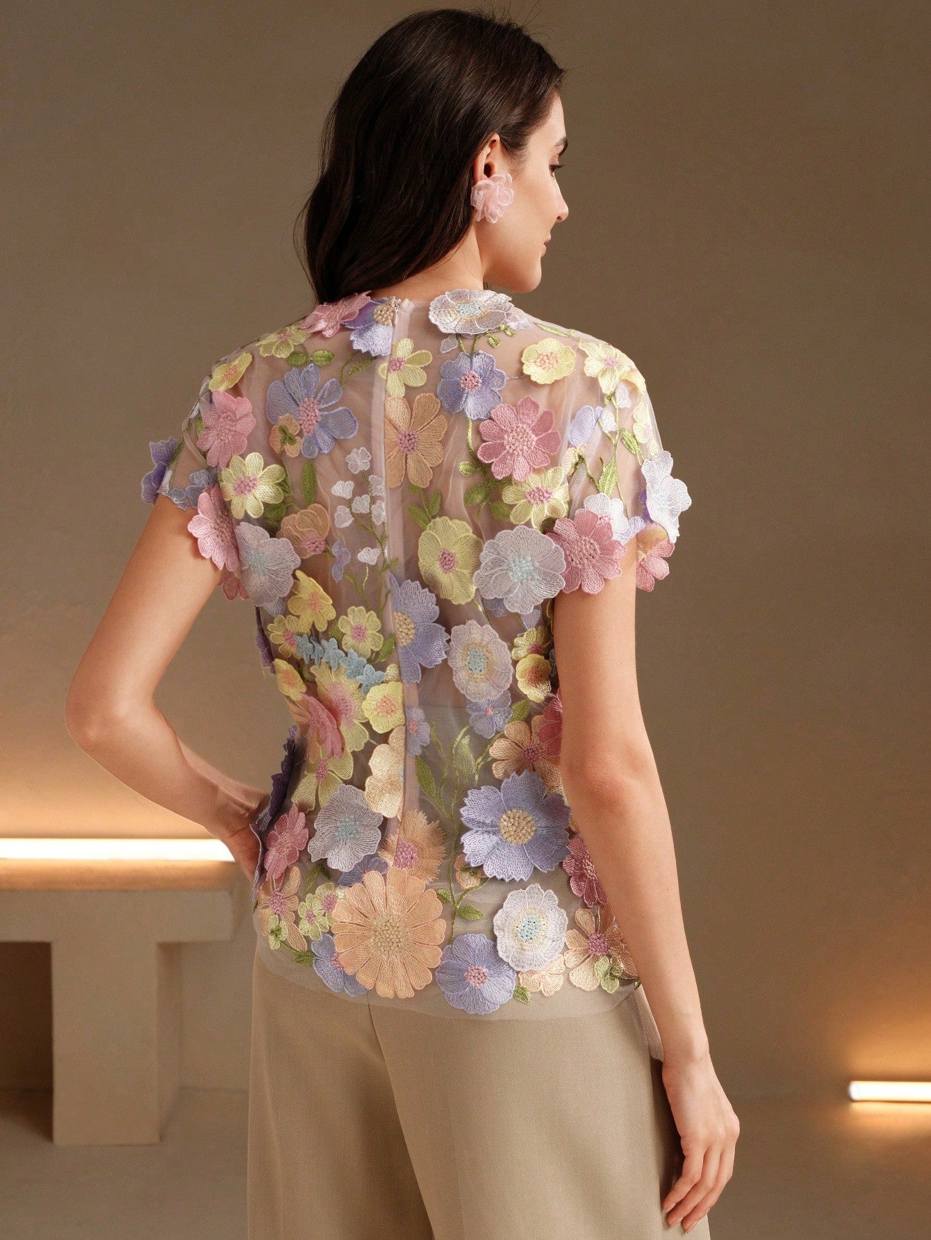 3D Floral Embroidery Multi-Color Blouse for a Romantic Look Black / S Black / M Black / L Black / S-Black / M-Black / L-Black / XL-Dusty Pink / S-Dusty Pink / M-Dusty Pink / L-Dusty Pink / XL-Burgundy / S-Burgundy / M-Burgundy / L-Burgundy / XL-Navy Blue / S-Navy Blue / M-Navy Blue / L-Navy Blue / XL-Rose Red / S-Rose Red / M-Rose Red / L-Rose Red / XL-Baby Pink / S-Baby Pink / M-Baby Pink / L-Baby Pink / XL-