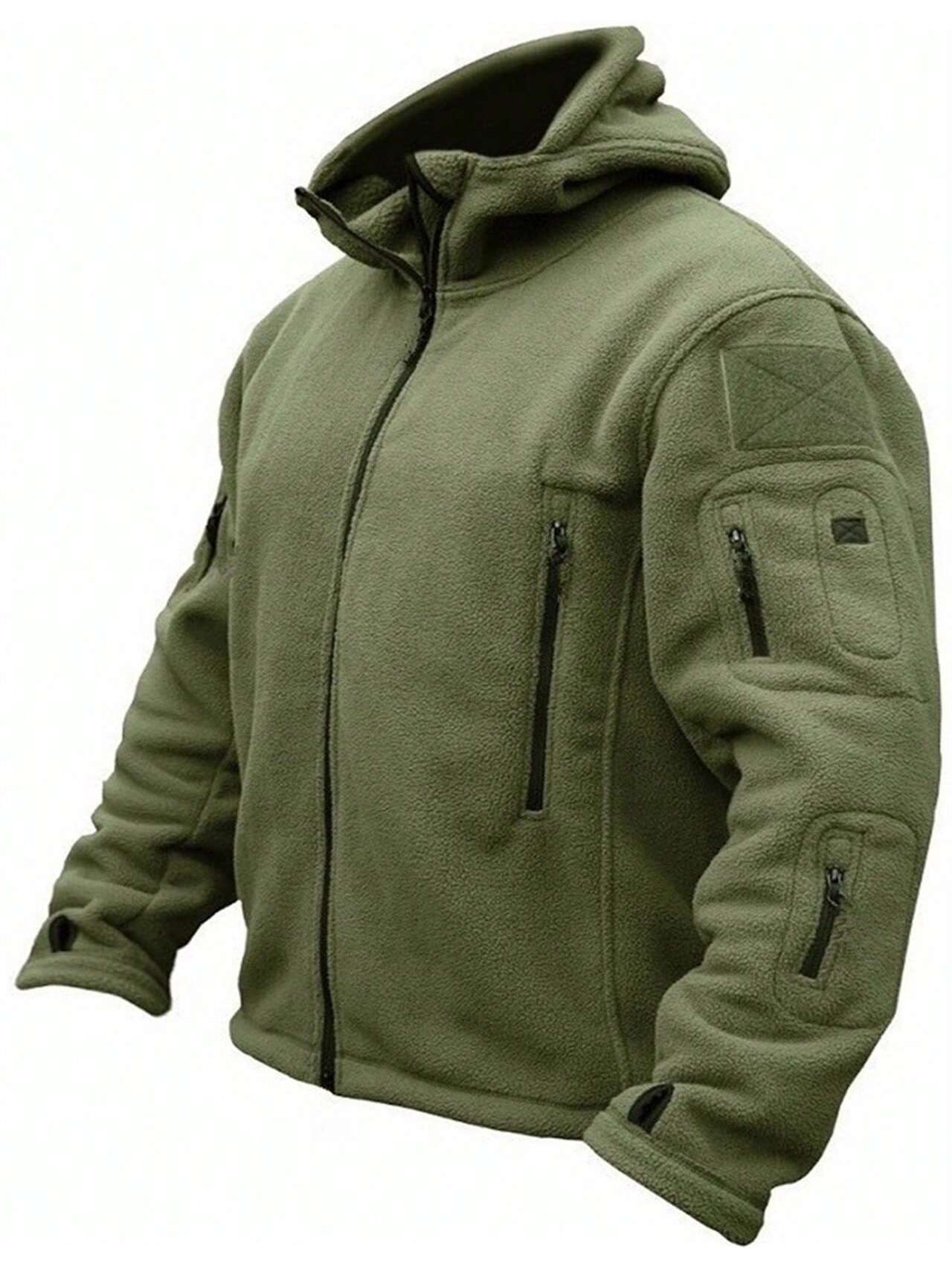 Men's Tactical Woolen Hooded Jacket - Warm Outdoor Adventure Gear Army Green / M Army Green / L Army Green / XL Army Green / M-Army Green / L-Army Green / XL-Army Green / XXL-Army Green / XXXL-Khaki / M-Khaki / L-Khaki / XL-Khaki / XXL-Khaki / XXXL-Black / M-Black / L-Black / XL-Black / XXL-Black / XXXL-