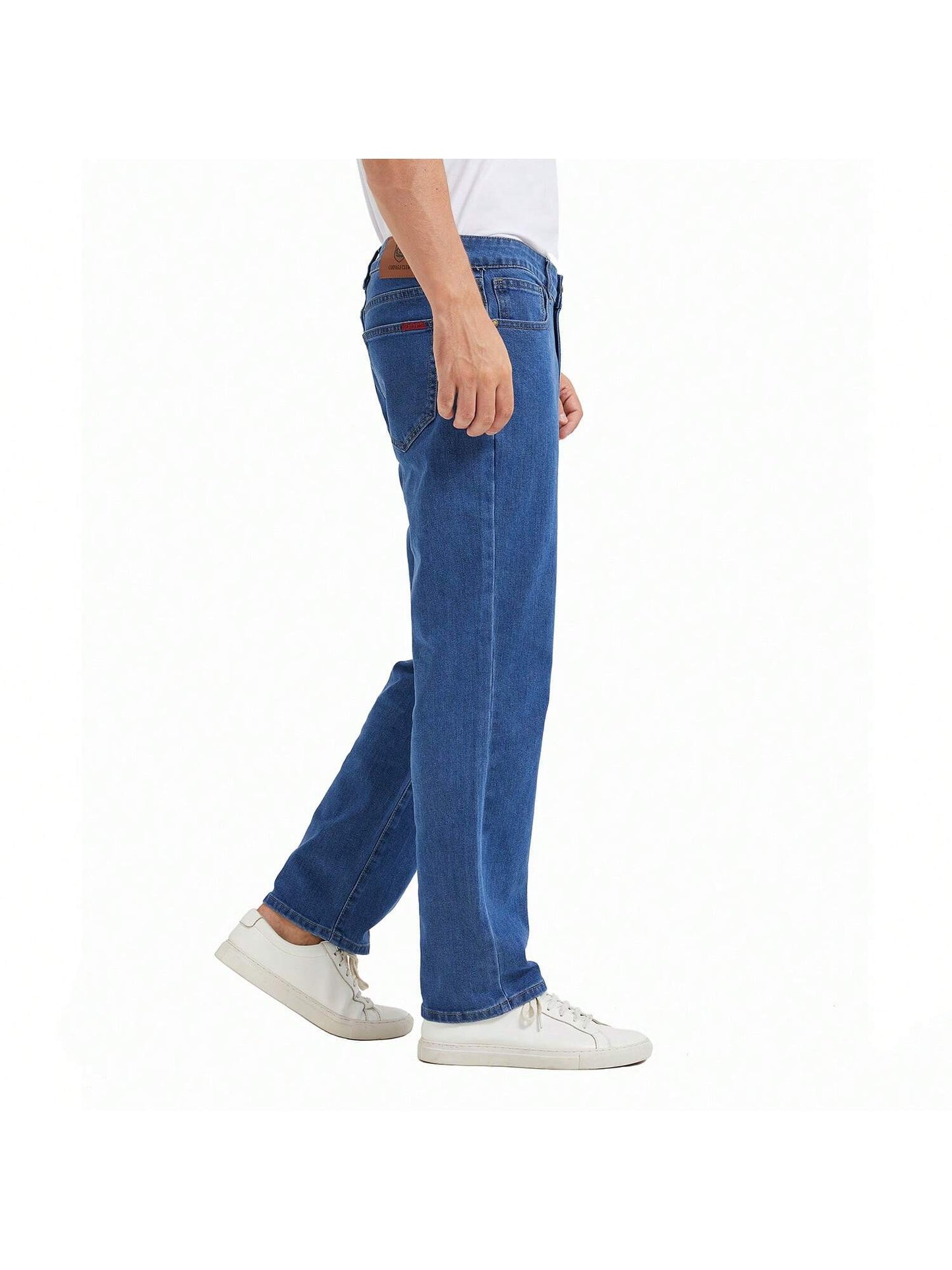 Men's Classic Cowboy Jeans - Regular Straight Leg with Stretch for All-Day Comfort 4# Dark Blue / 34W X 32L 4# Dark Blue / 38W X 32L