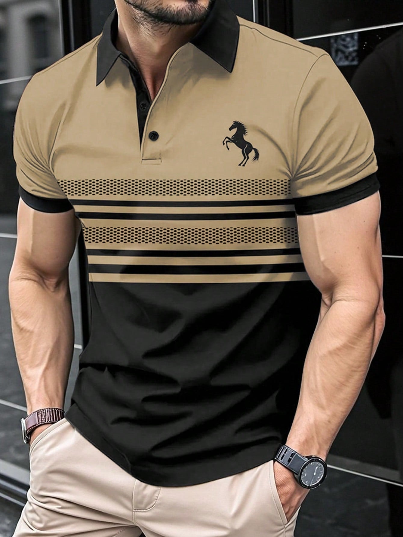 Men's Casual Short Sleeve Polo Shirt - Effortless Style for Everyday Wear Multicolor / S Multicolor / M Multicolor / L Multicolor / S-Multicolor / M-Multicolor / L-Multicolor / XL-Multicolor-2 / S-Multicolor-2 / M-Multicolor-2 / L-Multicolor-2 / XL-