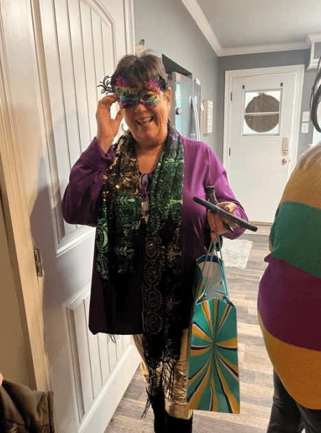 Sparkling Mardi Gras Shawl & Mask Set – Stylish Sequin Poncho