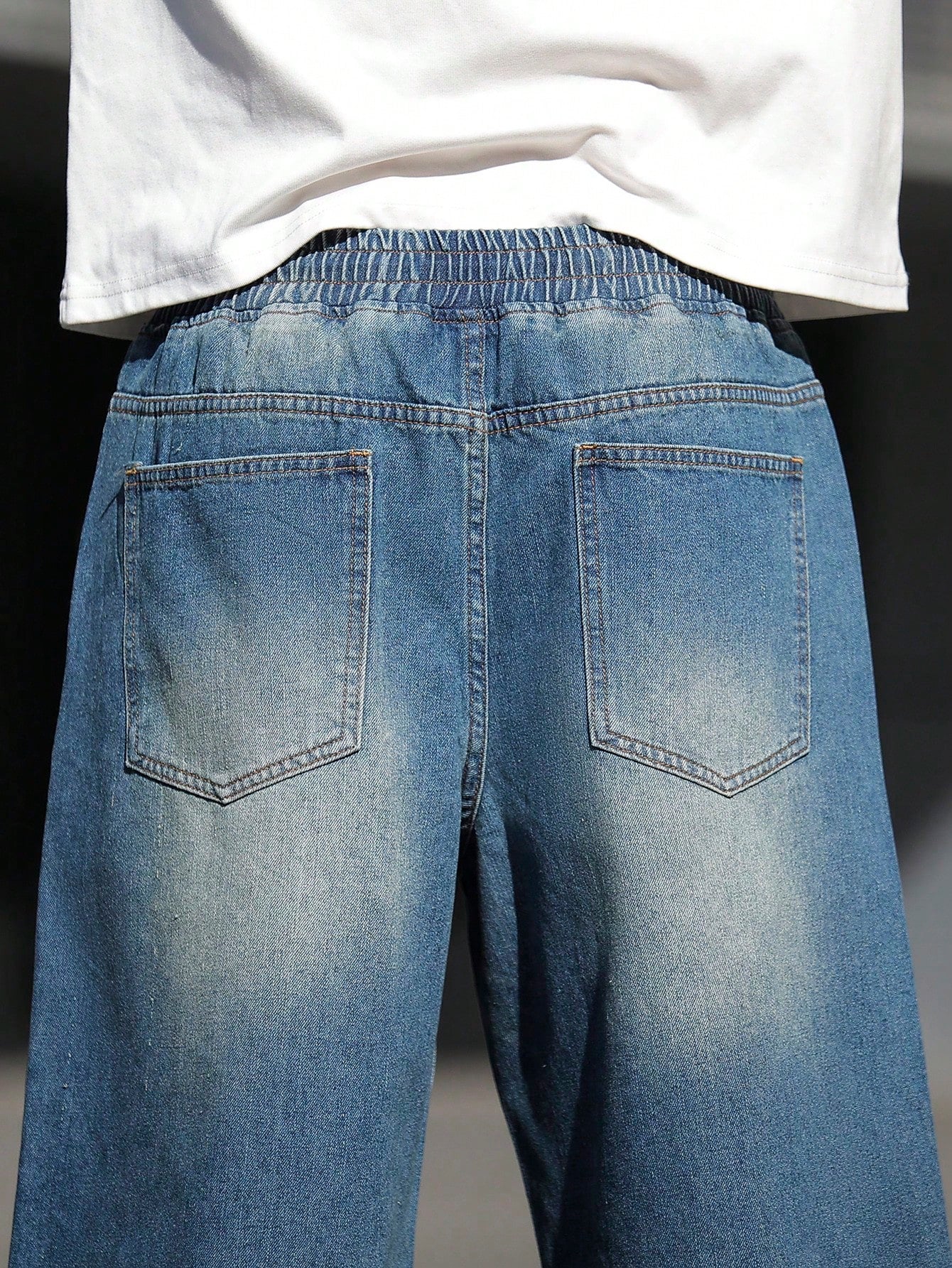 Plus Size Casual Denim Shorts with Front Tie and Pockets 2XL 3XL 4XL 2XL-3XL-4XL-5XL-6XL-
