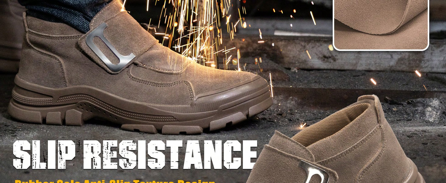 Indestructible Steel Toe Work Boots for Ultimate Safety and Comfort Grey / US5.5 Grey / US6 Grey / US6.5 Grey / US5.5-Grey / US6-Grey / US6.5-Grey / US7-Grey / US7.5-Grey / US8-Grey / US8.5-Grey / US9-Grey / US9.5-Brown / US7-Brown / US7.5-Brown / US8-Brown / US8.5-Brown / US9-Brown / US9.5-