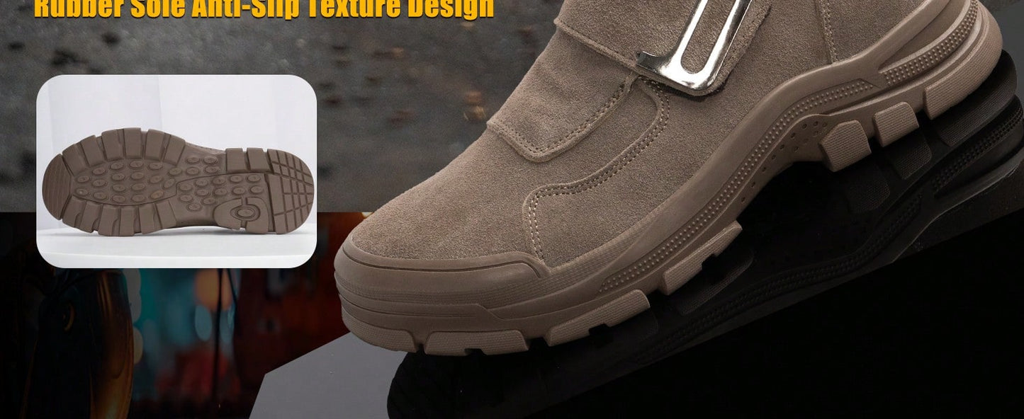 Indestructible Steel Toe Work Boots for Ultimate Safety and Comfort Grey / US5.5 Grey / US6 Grey / US6.5 Grey / US5.5-Grey / US6-Grey / US6.5-Grey / US7-Grey / US7.5-Grey / US8-Grey / US8.5-Grey / US9-Grey / US9.5-Brown / US7-Brown / US7.5-Brown / US8-Brown / US8.5-Brown / US9-Brown / US9.5-