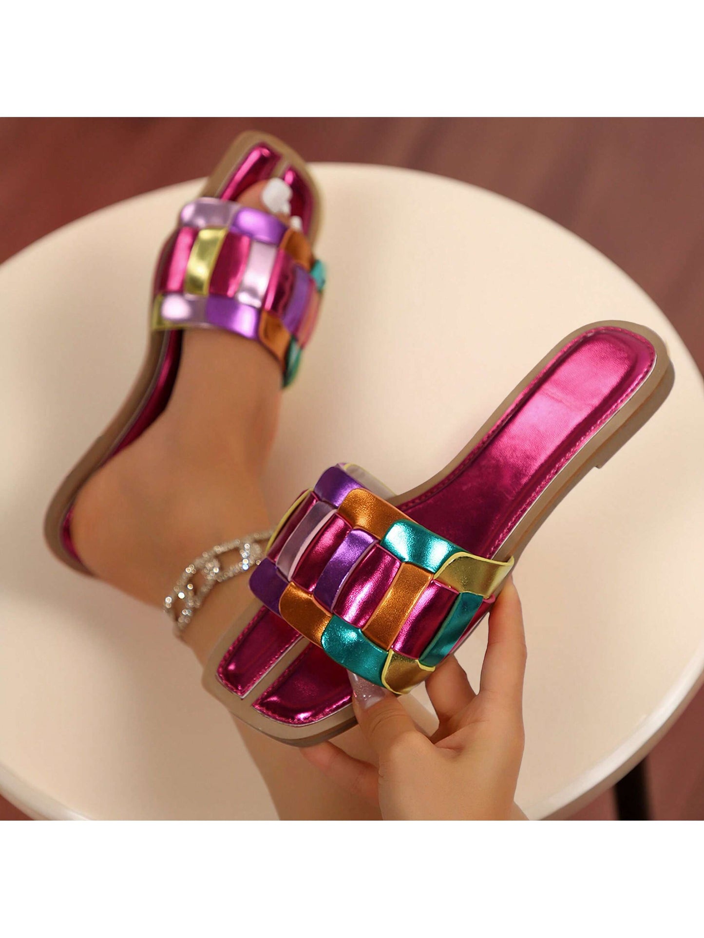 Chic Summer Vibes: Women's Comfy Square Toe Open Toe Sandals Green / US5 Green / US5.5 Green / US6 Green / US5-Green / US5.5-Green / US6-Green / US7-Green / US8-Green / US8.5-Green / US9.5-Green / US10-Green / US10.5-Hot Pink / US5-Hot Pink / US5.5-Hot Pink / US6-Hot Pink / US7-Hot Pink / US8-Hot Pink / US8.5-Hot Pink / US9.5-Hot Pink / US10-Hot Pink / US10.5-