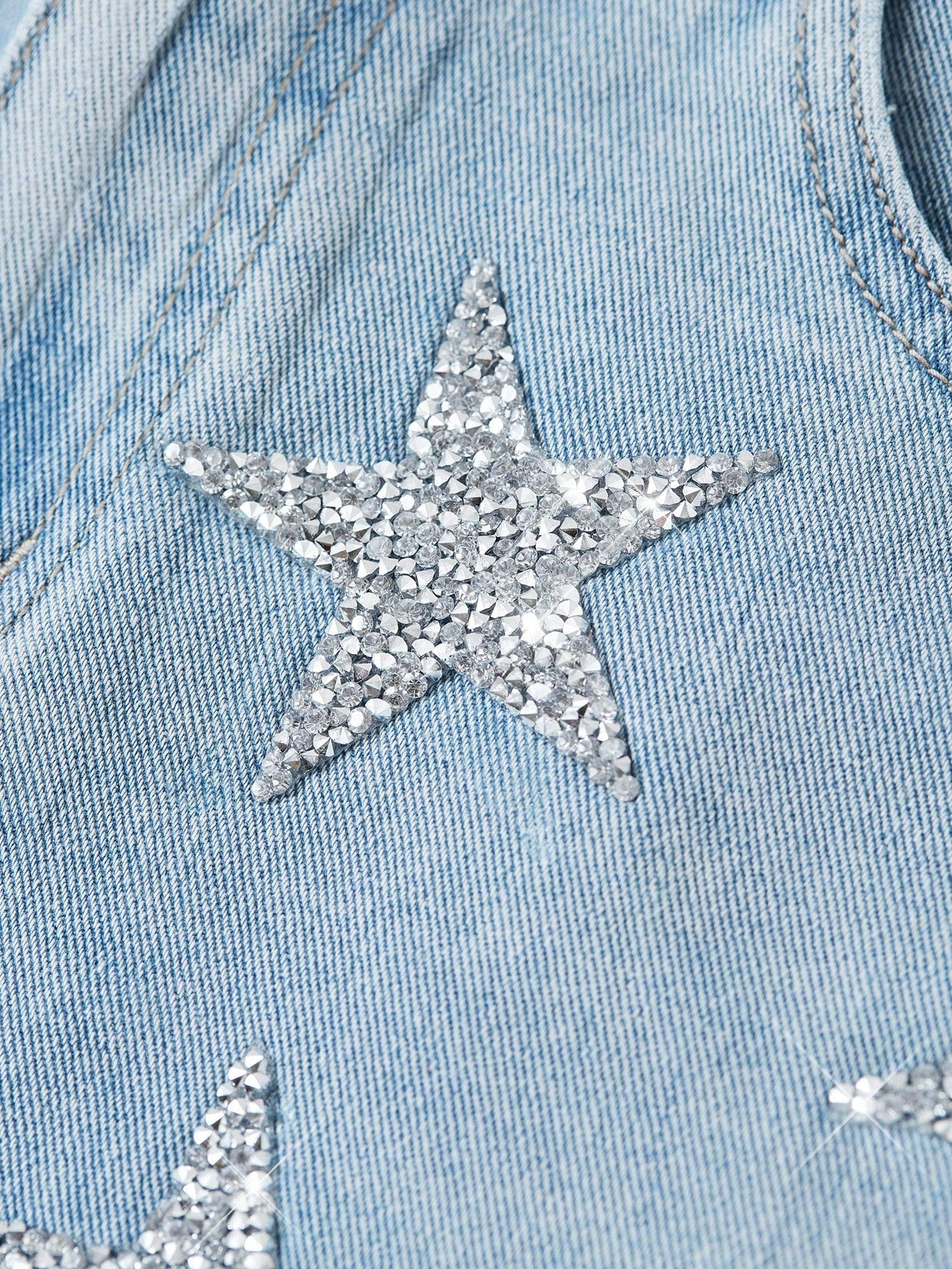 Star-Studded Denim Delight: Women's Fitted Jean Shorts for Summer Adventures 25 26 27 25-26-27-28-29-30-