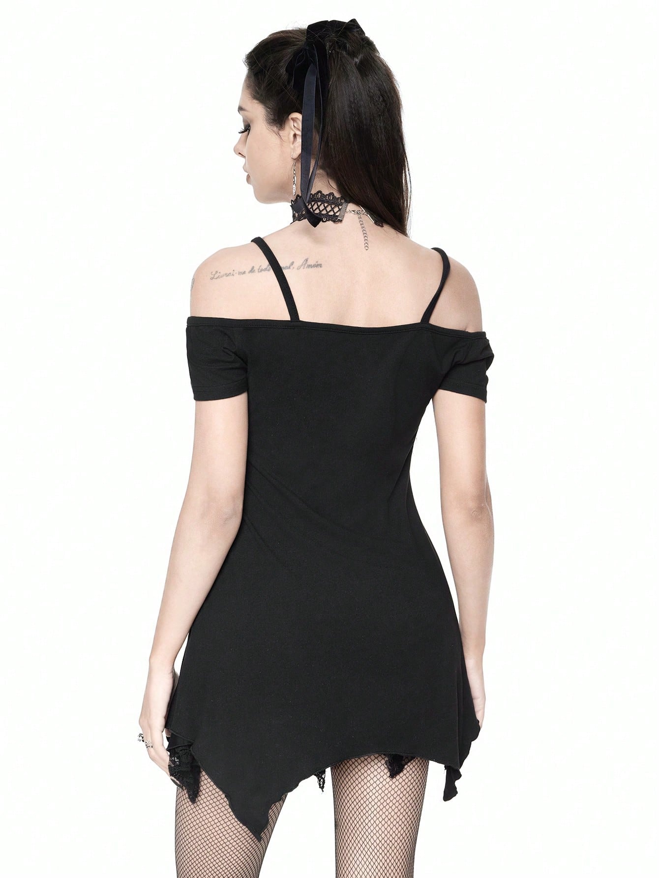 Mysterious Cat Eyes Gothic T-Shirt for Women XS S M XS-S-M-L-