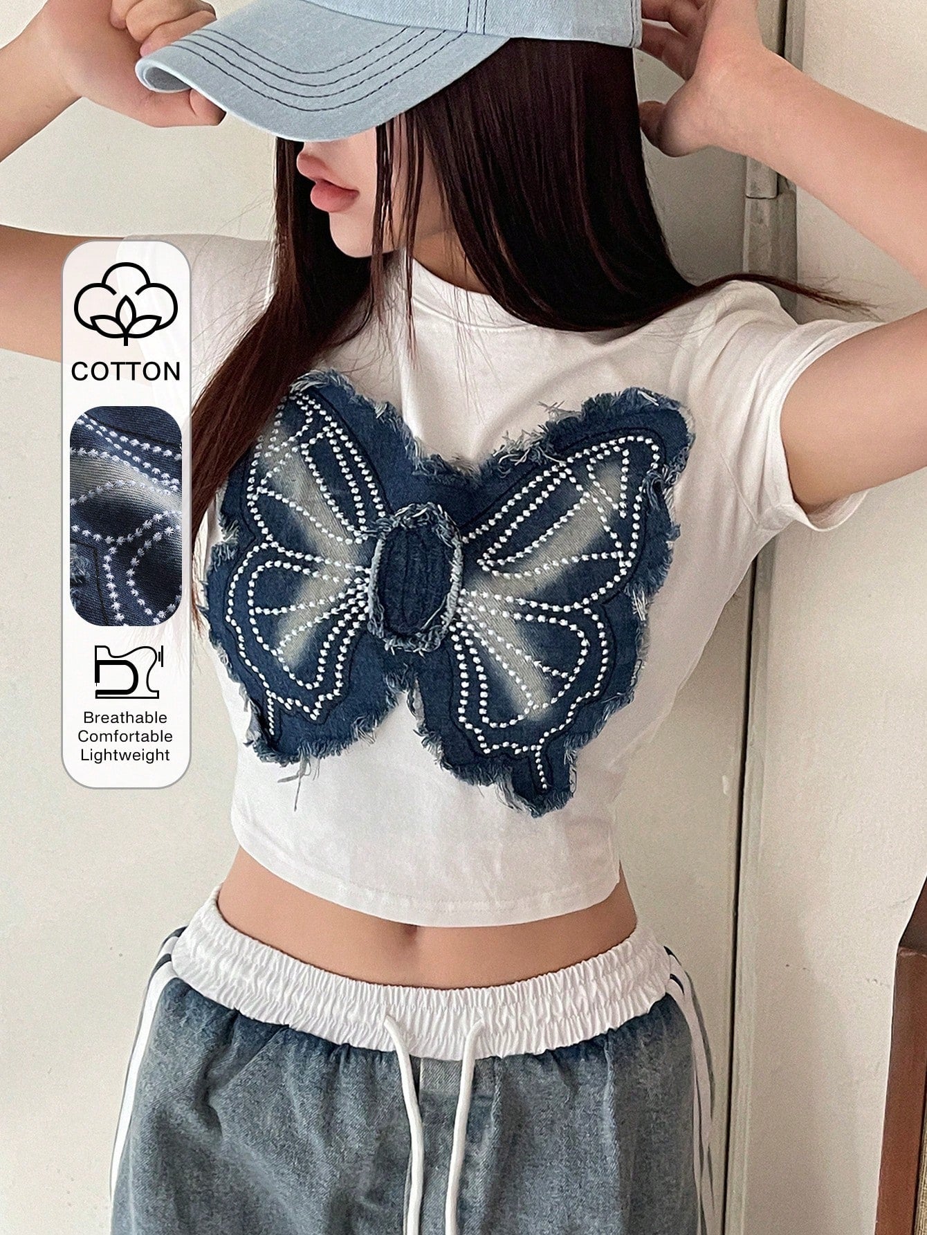 Women's Round Neck Short Sleeve T-Shirt - Effortless Style for Casual Days