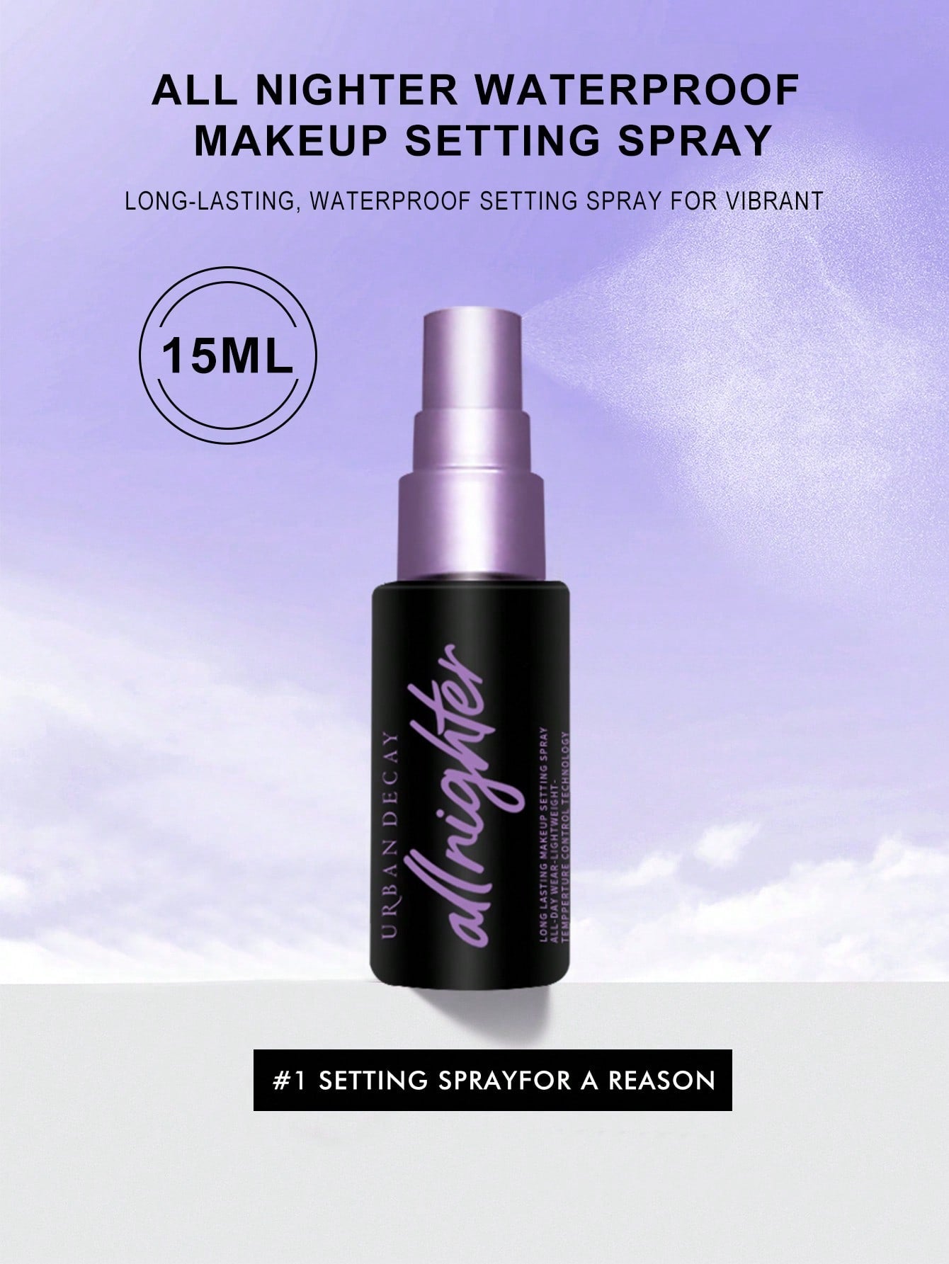 All Nighter Vitamin C Hydrating Setting Spray for Long-Lasting Makeup and Radiant Skin Default Title Default Title-