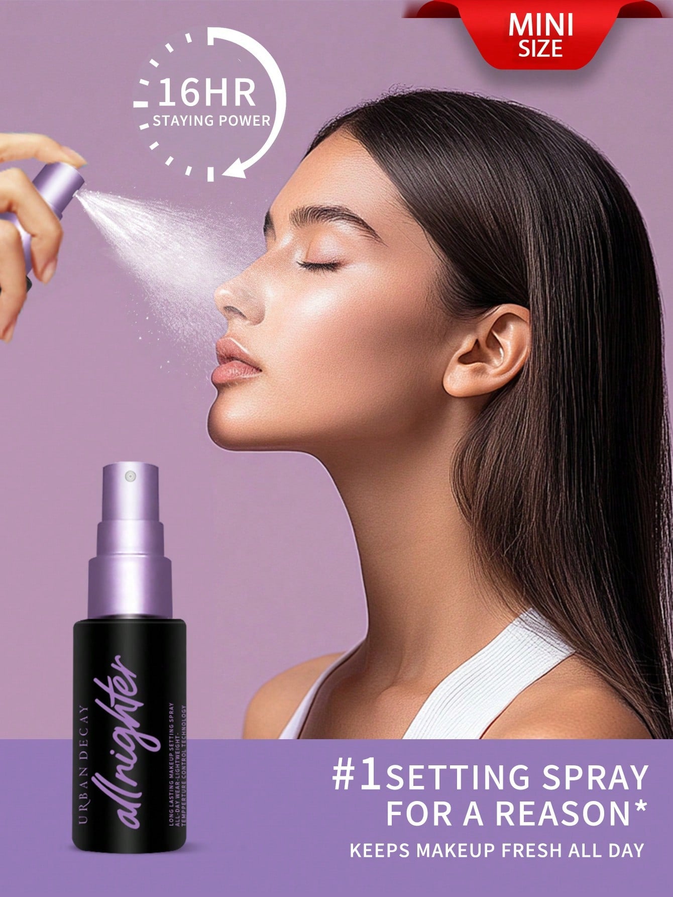 All Nighter Vitamin C Hydrating Setting Spray for Long-Lasting Makeup and Radiant Skin Default Title Default Title-