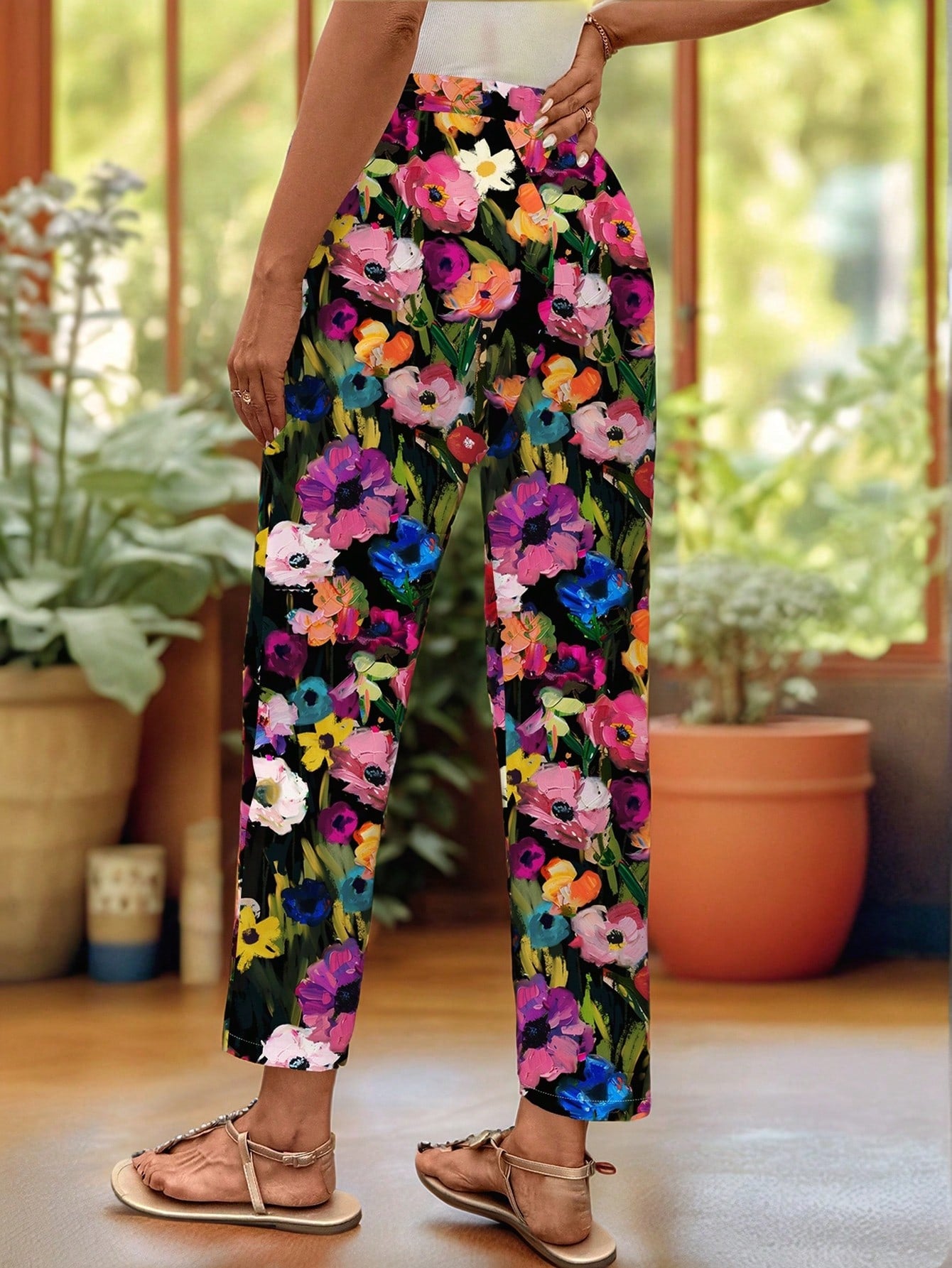 Women's Floral Casual Pants - Perfect for Spring and Summer Vacations Multicolor / S Multicolor / M Multicolor / L Multicolor / S-Multicolor / M-Multicolor / L-Multicolor / XL-Black / S-Black / M-Black / L-Black / XL-Grey / S-Grey / M-Grey / L-Grey / XL-Multicolor-2 / S-Multicolor-2 / M-Multicolor-2 / L-Multicolor-2 / XL-Coffee Brown / S-Coffee Brown / M-Coffee Brown / L-Coffee Brown / XL-Brown / S-Brown / M-Brown / L-Brown / XL-Multicolor-3 / S-Multicolor-3 / M-Multicolor-3 / L-Multicolor-3 / XL-