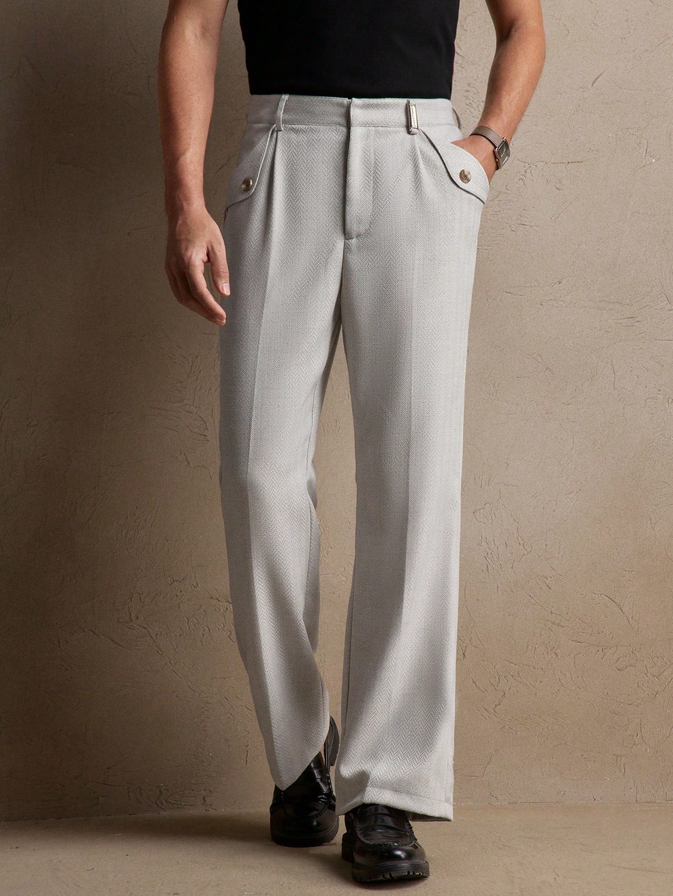 Stylish Men’s Woven Casual Pants for Summer - Perfect for Commute S M L S-M-L-XL-