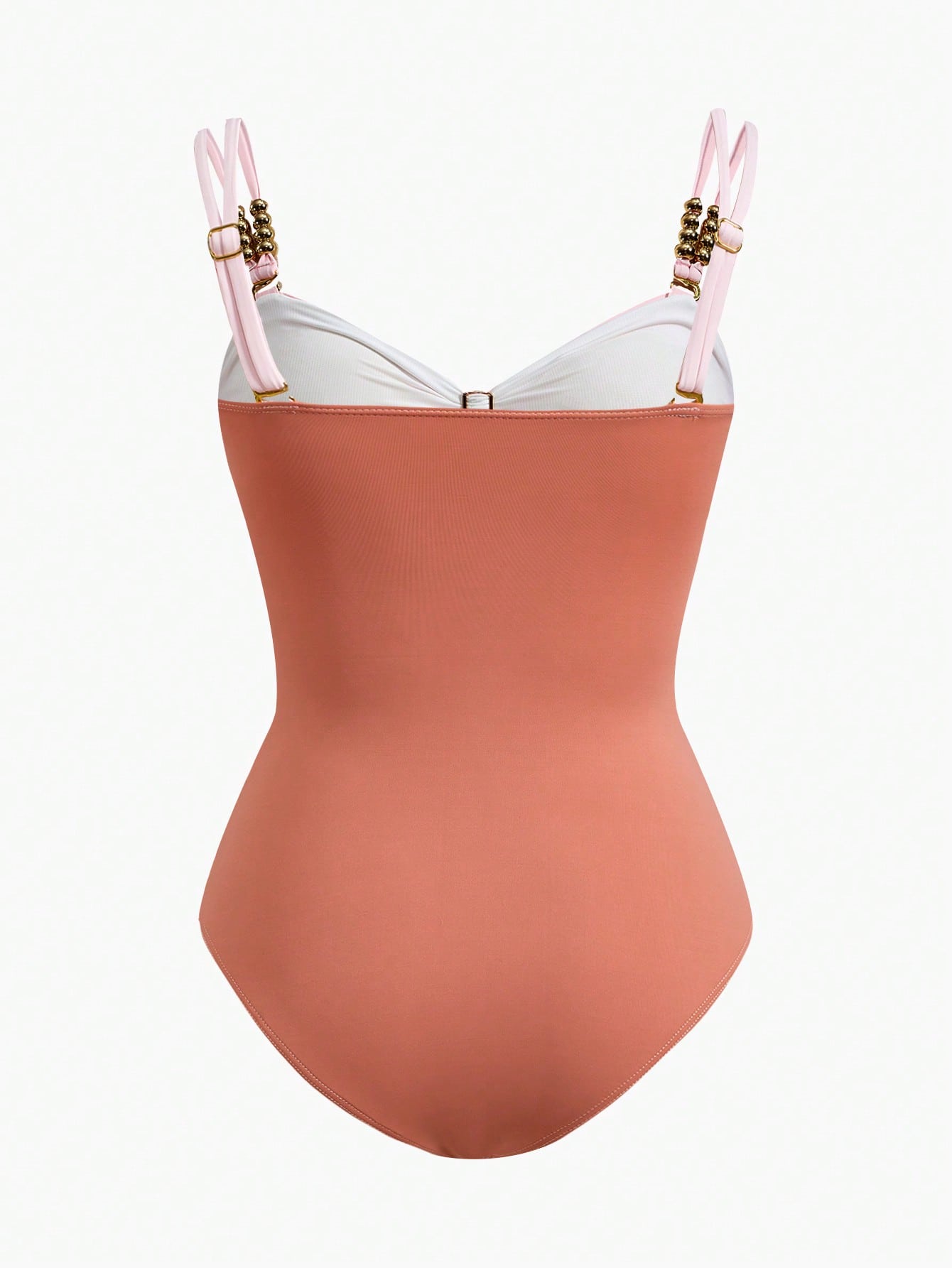 MOTF Premium Colorblock Cut-Out One-Piece Swimsuit for Trendy Summer Style S M L S-M-L-XL-