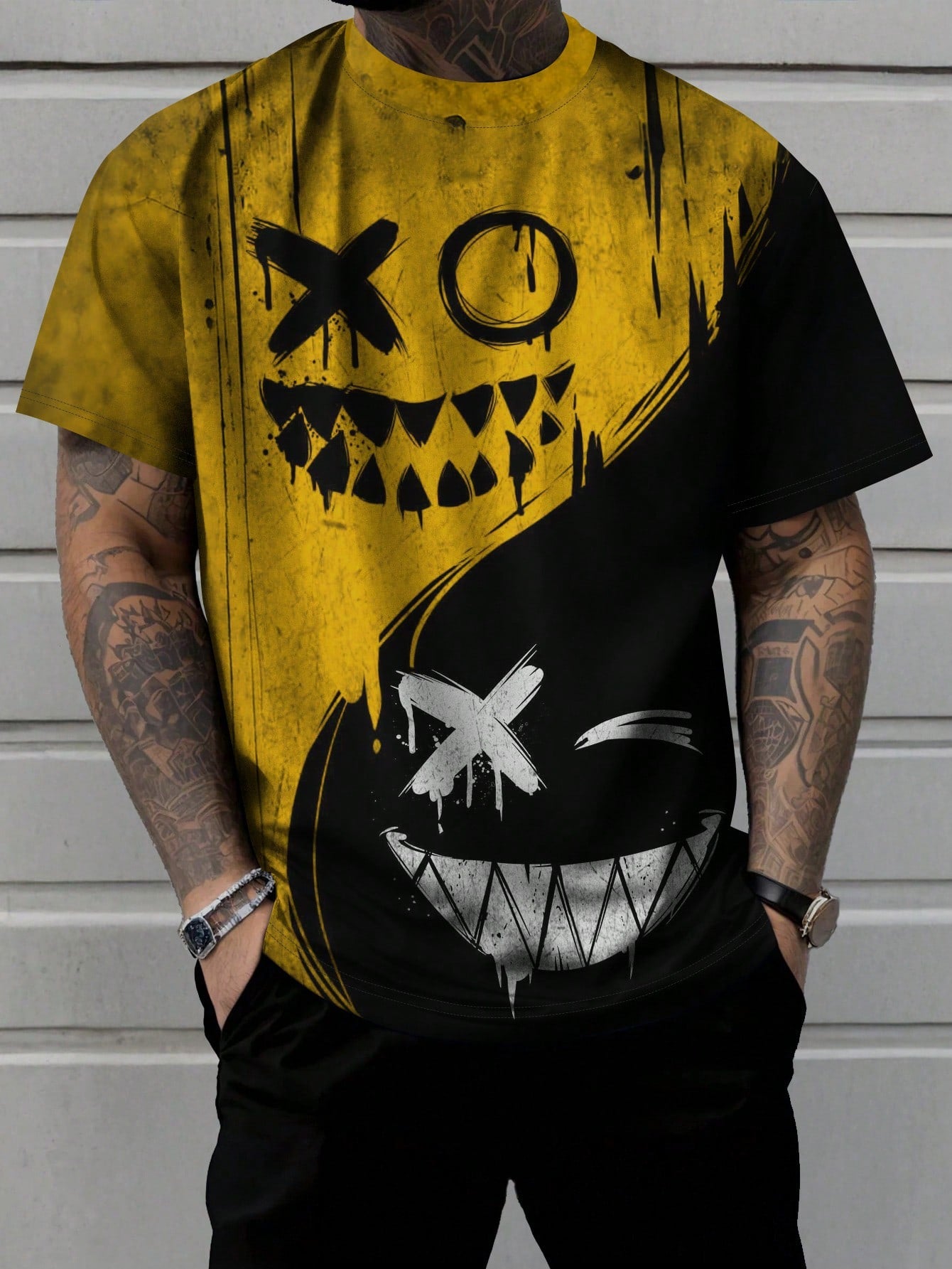 Plus Size Men's Funny Graphic Crew Neck T-Shirt - Perfect Casual Summer Style Red / 1XL Red / 2XL Red / 3XL Red / 1XL-Red / 2XL-Red / 3XL-Red / 4XL-Red / 5XL-Red / 6XL-Dark Grey / 1XL-Dark Grey / 2XL-Dark Grey / 3XL-Dark Grey / 4XL-Dark Grey / 5XL-Dark Grey / 6XL-White / 1XL-White / 2XL-White / 3XL-White / 4XL-White / 5XL-White / 6XL-Yellow / 1XL-Yellow / 2XL-Yellow / 3XL-Yellow / 4XL-Yellow / 5XL-Yellow / 6XL-Blue / 1XL-Blue / 2XL-Blue / 3XL-Blue / 4XL-Blue / 5XL-Blue / 6XL-