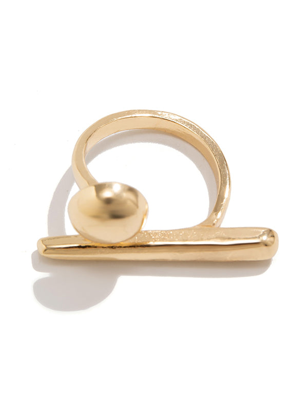 Modern Geometric Ring - Stylish Statement Accessory for Every Occasion