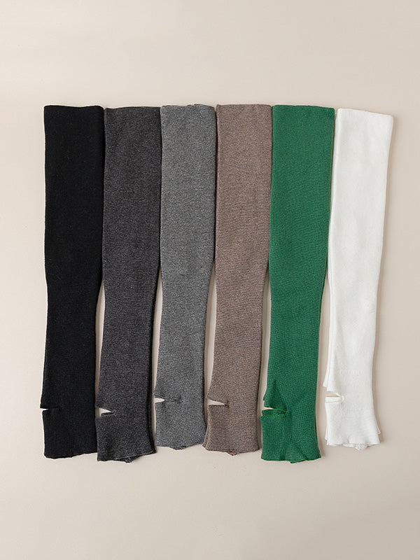 Cozy Knit Wool Leg Warmers - Stylish Solid Color Accessories for Ultimate Comfort BLACK / One_size WHITE / One_size COFFEE / One_size BLACK / One_size-WHITE / One_size-COFFEE / One_size-DARK GRAY / One_size-LIGHT GRAY / One_size-
