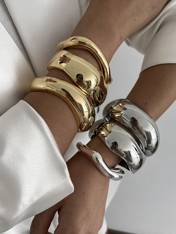 Modern Elegance: Geometric Bracelet Accessories A / GOLD / One_size A / SILVER / One_size B / GOLD / One_size A / GOLD / One_size-A / SILVER / One_size-B / GOLD / One_size-B / SILVER / One_size-C / GOLD / One_size-C / SILVER / One_size-