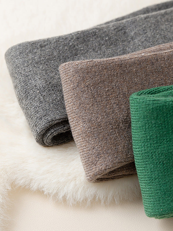 Cozy Knit Wool Leg Warmers - Stylish Solid Color Accessories for Ultimate Comfort BLACK / One_size WHITE / One_size COFFEE / One_size BLACK / One_size-WHITE / One_size-COFFEE / One_size-DARK GRAY / One_size-LIGHT GRAY / One_size-