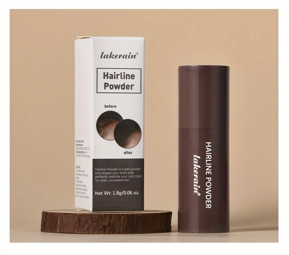 Waterproof Hairline Powder Stick - Long-Lasting Concealer for Gray Roots and Thinning Hair