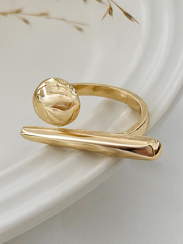 Modern Geometric Ring - Stylish Statement Accessory for Every Occasion