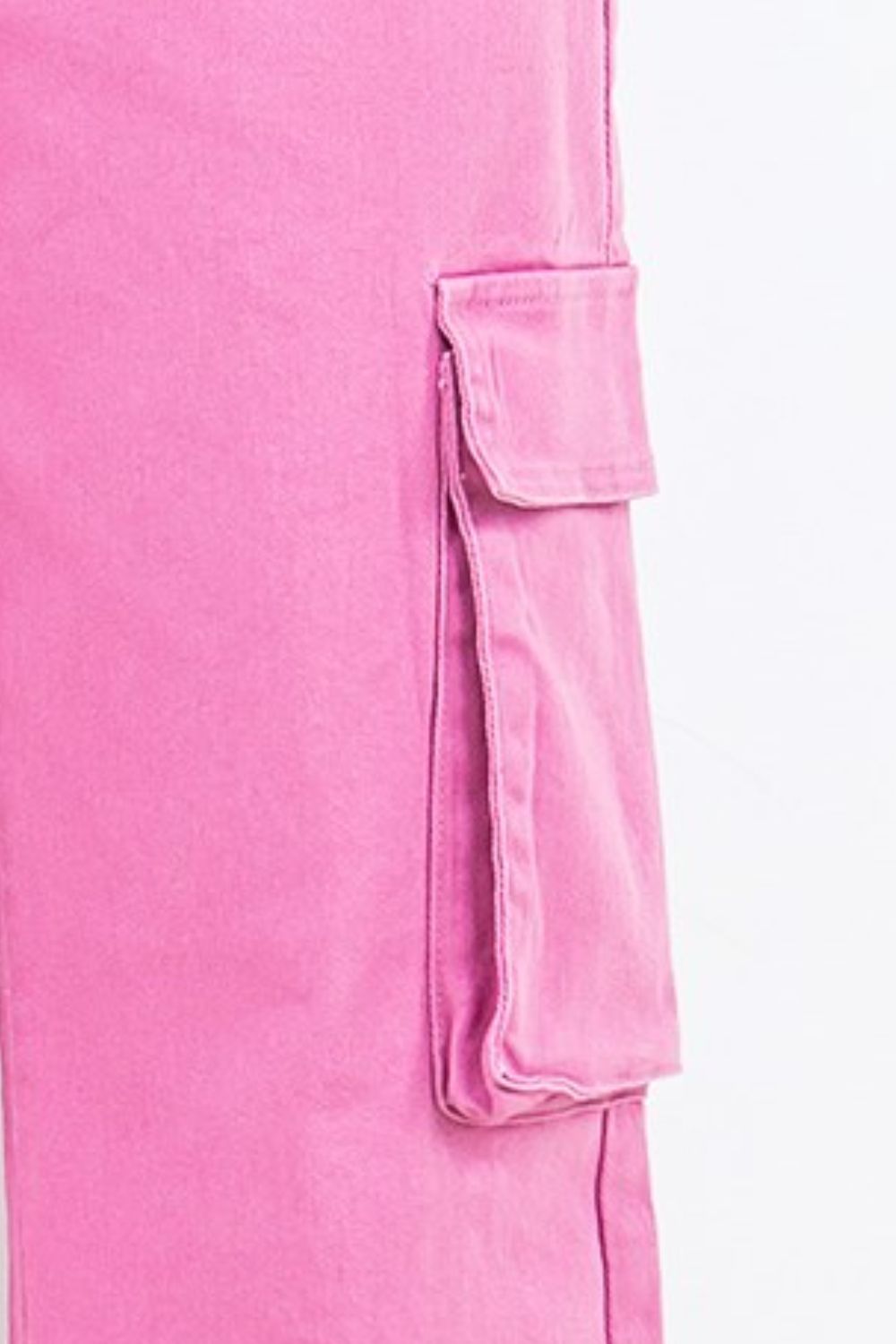 American Bazi Full Size Drawstring Wide Leg Cargo Pants Plus Size Fuchsia Pink / S Fuchsia Pink / M Fuchsia Pink / L Fuchsia Pink / S-Fuchsia Pink / M-Fuchsia Pink / L-Fuchsia Pink / 1XL-Fuchsia Pink / 2XL-Fuchsia Pink / 3XL-