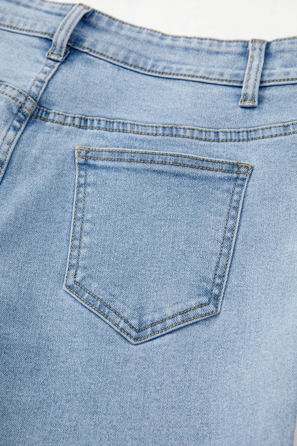 Bowknot Decor Cargo Jeans Light Blue / 6 Light Blue / 8 Light Blue / 10 Light Blue / 6-Light Blue / 8-Light Blue / 10-Light Blue / 12-Light Blue / 14-Light Blue / 16-
