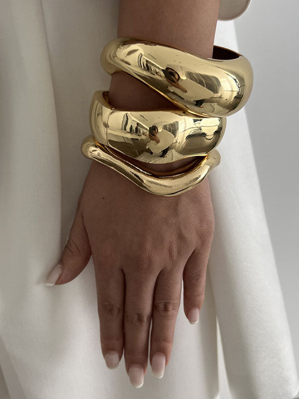 Modern Elegance: Geometric Bracelet Accessories A / GOLD / One_size A / SILVER / One_size B / GOLD / One_size A / GOLD / One_size-A / SILVER / One_size-B / GOLD / One_size-B / SILVER / One_size-C / GOLD / One_size-C / SILVER / One_size-