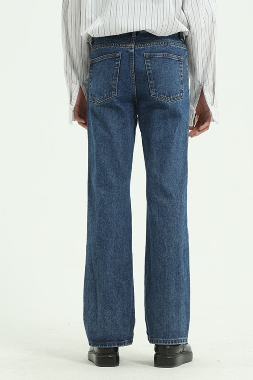 Straight Leg Jeans with Pockets French Blue / M Black / XL Peacock Blue / M French Blue / M-Black / XL-Peacock Blue / M-Black / L-Khaki / S-Peacock Blue / S-Black / M-Peacock Blue / L-Light Blue / M-French Blue / S-Dark Gray / M-Dark Gray / L-French Blue / L-Dark Gray / S-Khaki / XL-French Blue / XL-Light Blue / XL-Khaki / L-Light Blue / L-Dark Gray / XL-Khaki / M-Peacock Blue / XL-Light Blue / S-Black / S-